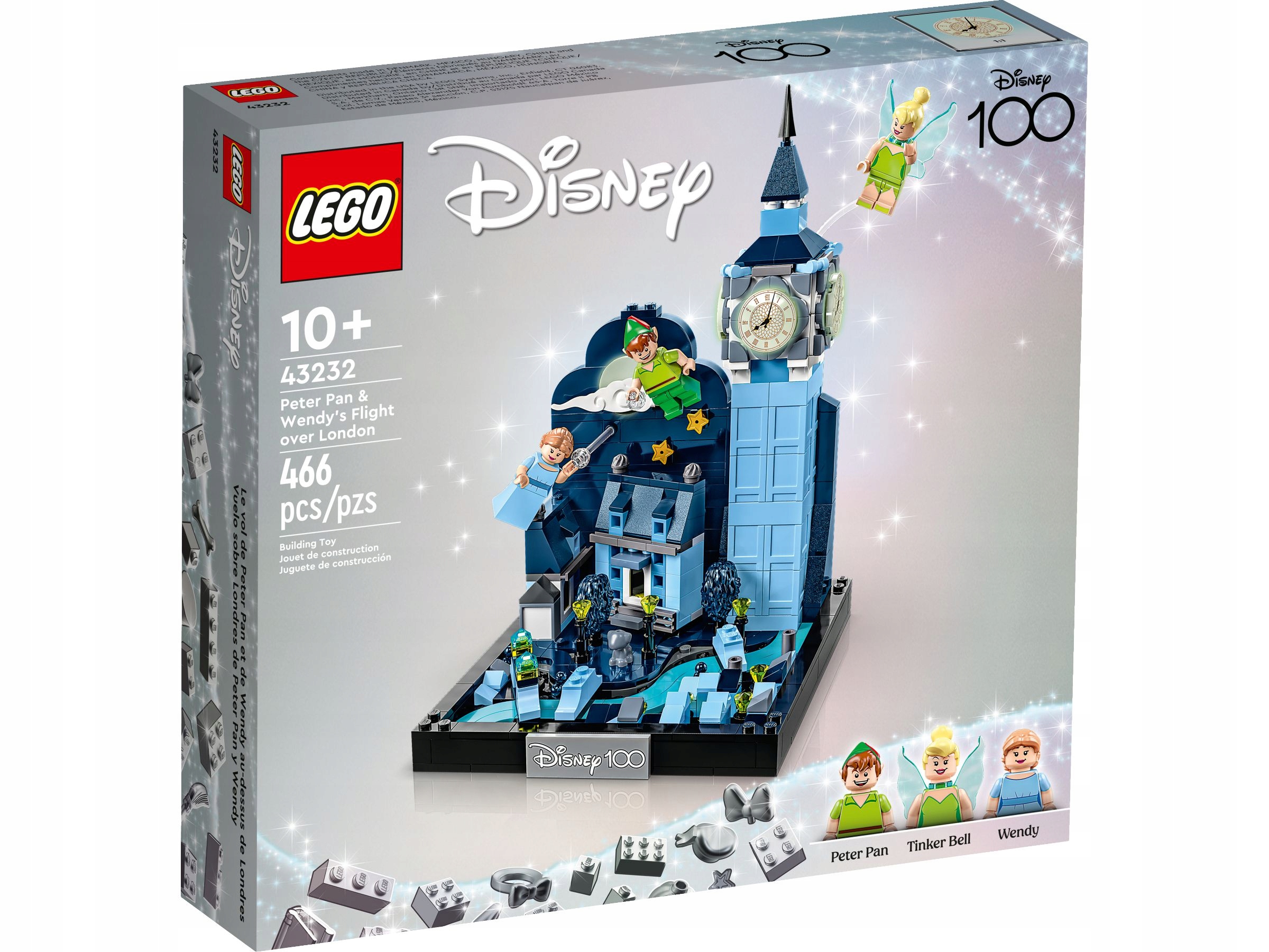 LEGO Disney 43232 diorama Lot Piotrusia Pana i Wendy nad Londynem