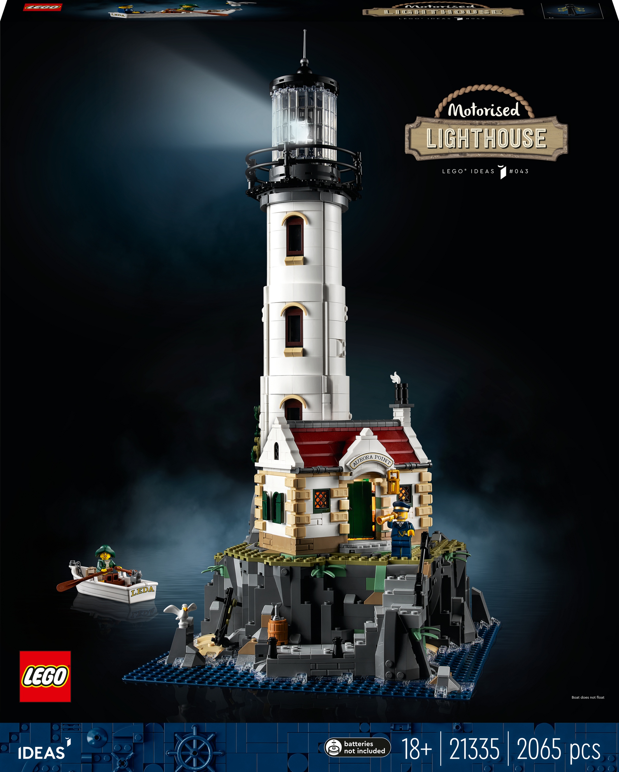 klocki LEGO Ideas 21335 Zmechanizowana latarnia morska