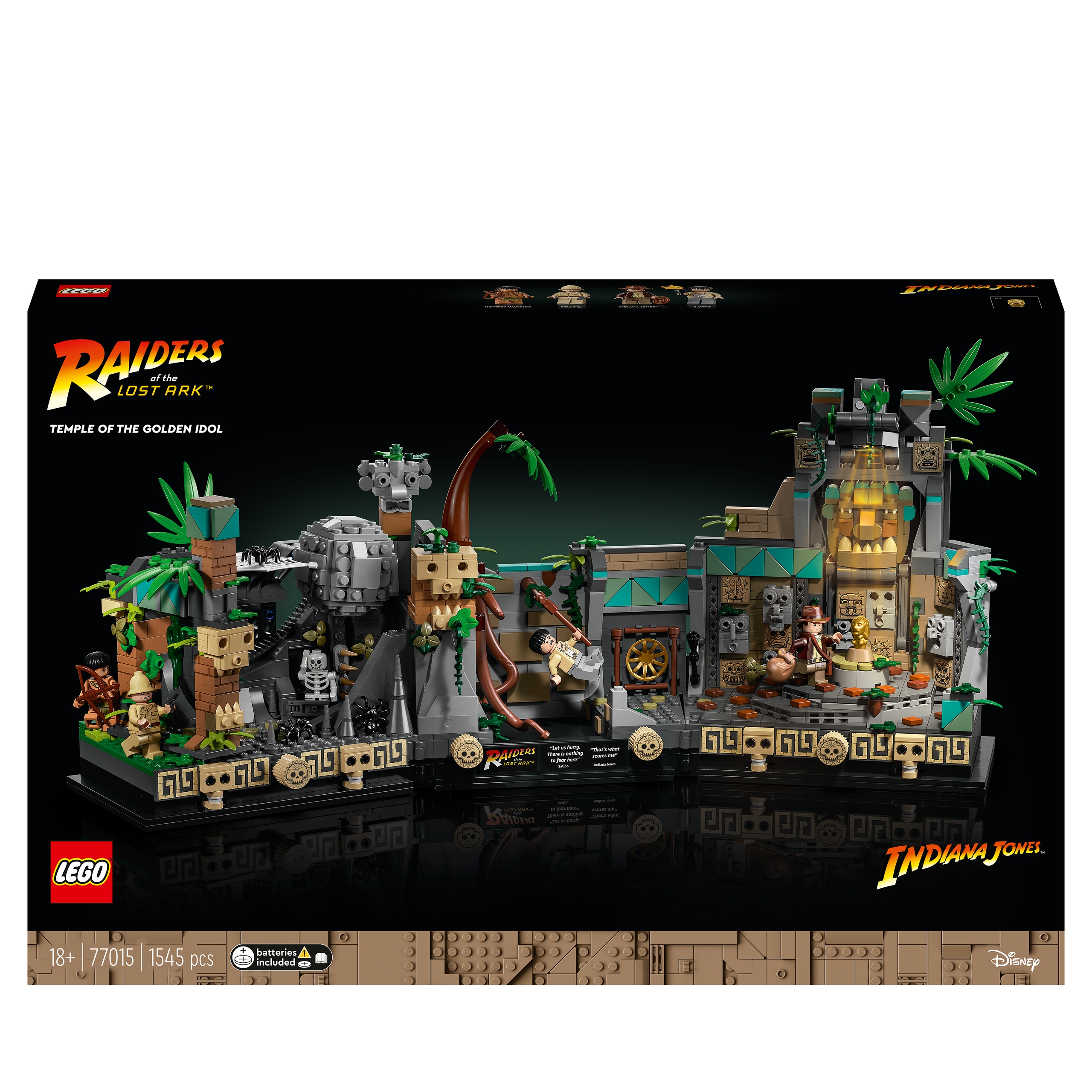 klocki LEGO Indiana Jones 77015 Świątynia złotego posążka Poszukiwacze