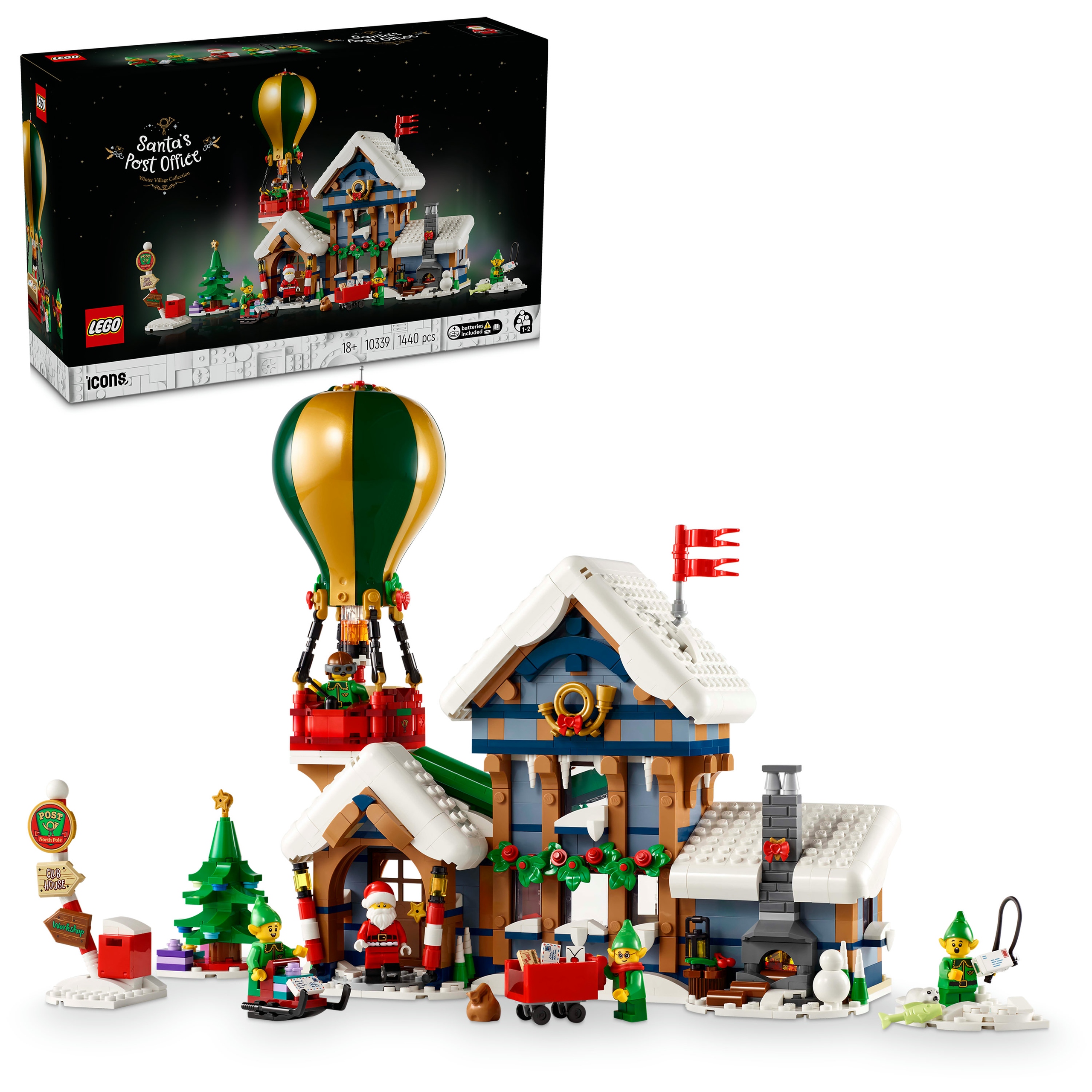 klocki LEGO Icons Poczta Świętego Mikołaja 10339