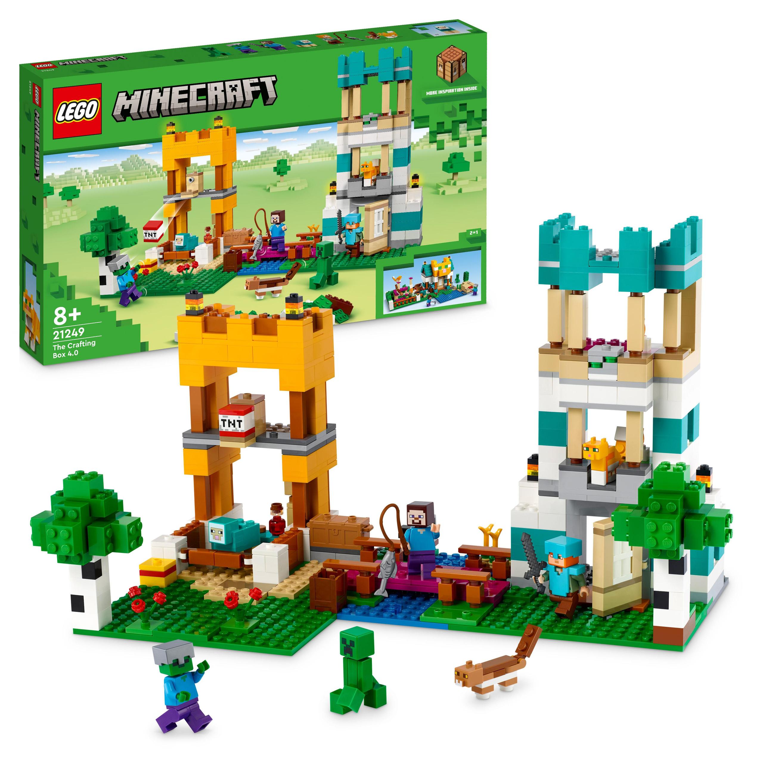 Klocki LEGO Minecraft Kreatywny warsztat 4.0 605 elementów 8 lat + Majkraft