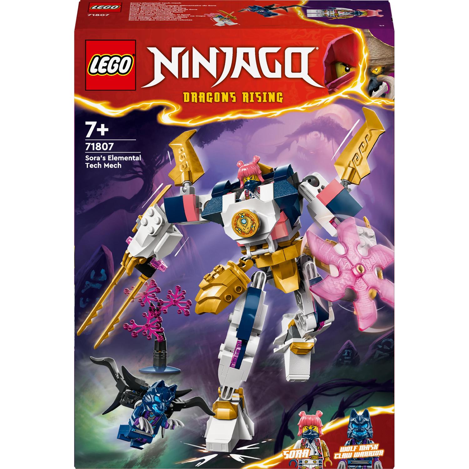 LEGO NINJAGO 71807 Mech żywiołu technologii Sory nindżago