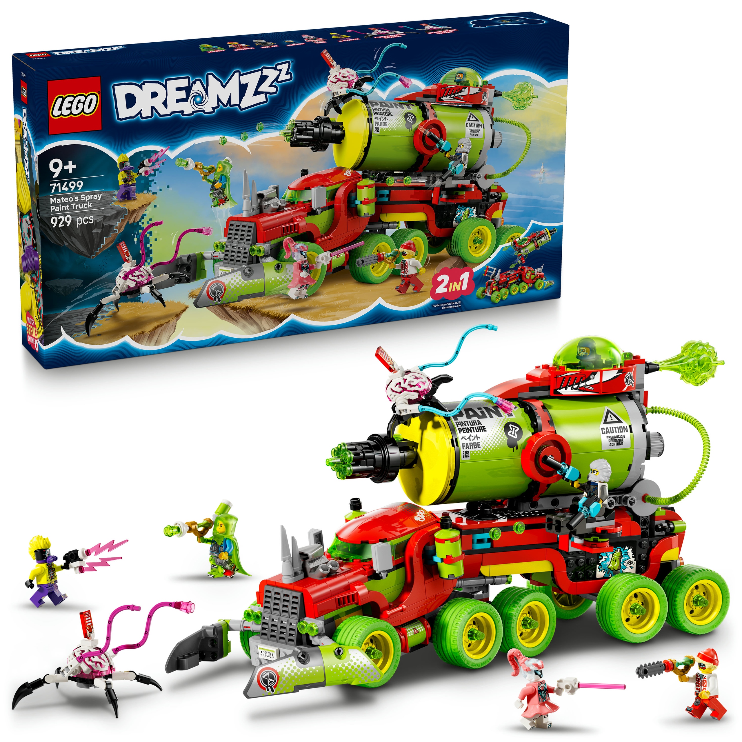 klocki LEGO DREAMZzz Sprayowa ciężarówka Mateo 71499 mtron