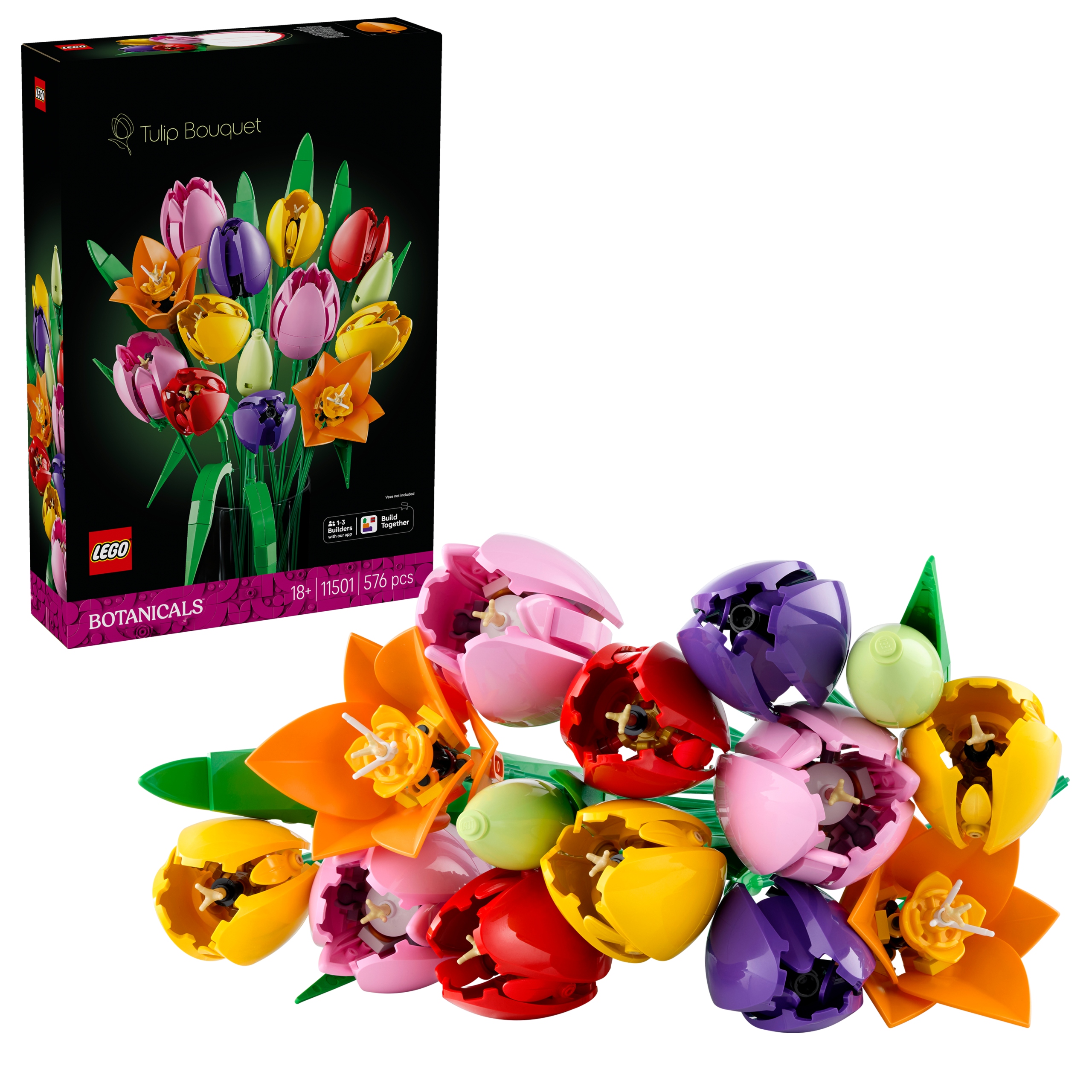 klocki LEGO BOTANICALS 11501 BUKIET TULIPANÓW Dzień kobiet Walentynki