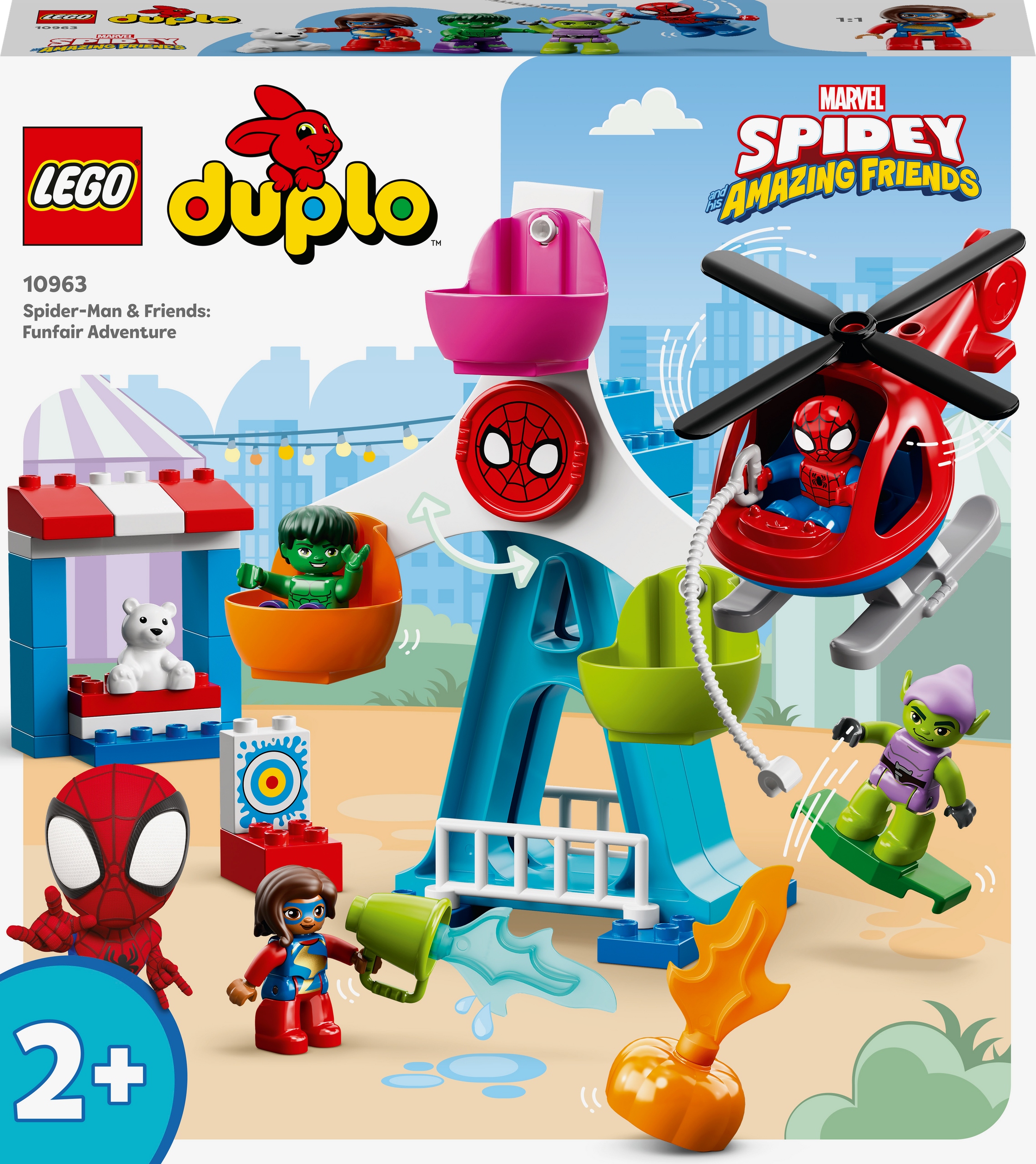 LEGO Duplo 10963 Spider-Man przyjaciele w wesołym miasteczku spidey spajdi
