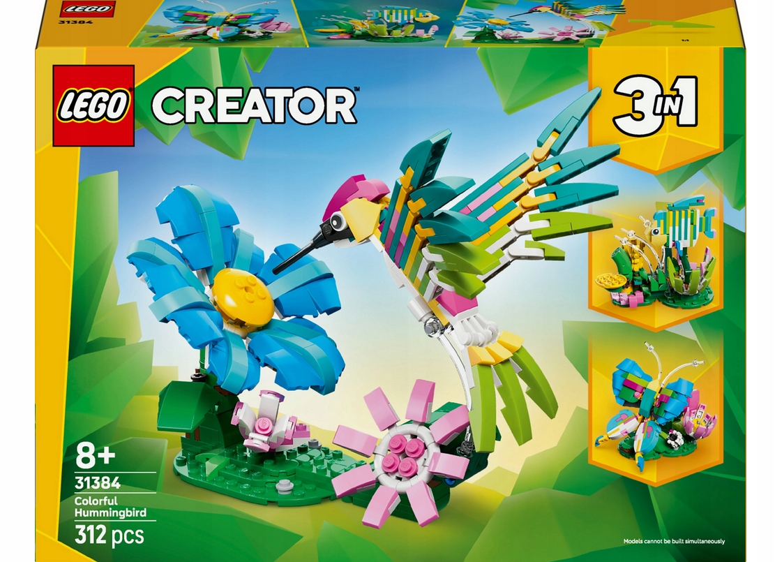 klocki LEGO Classic 31384 Kolorowy koliber ryba