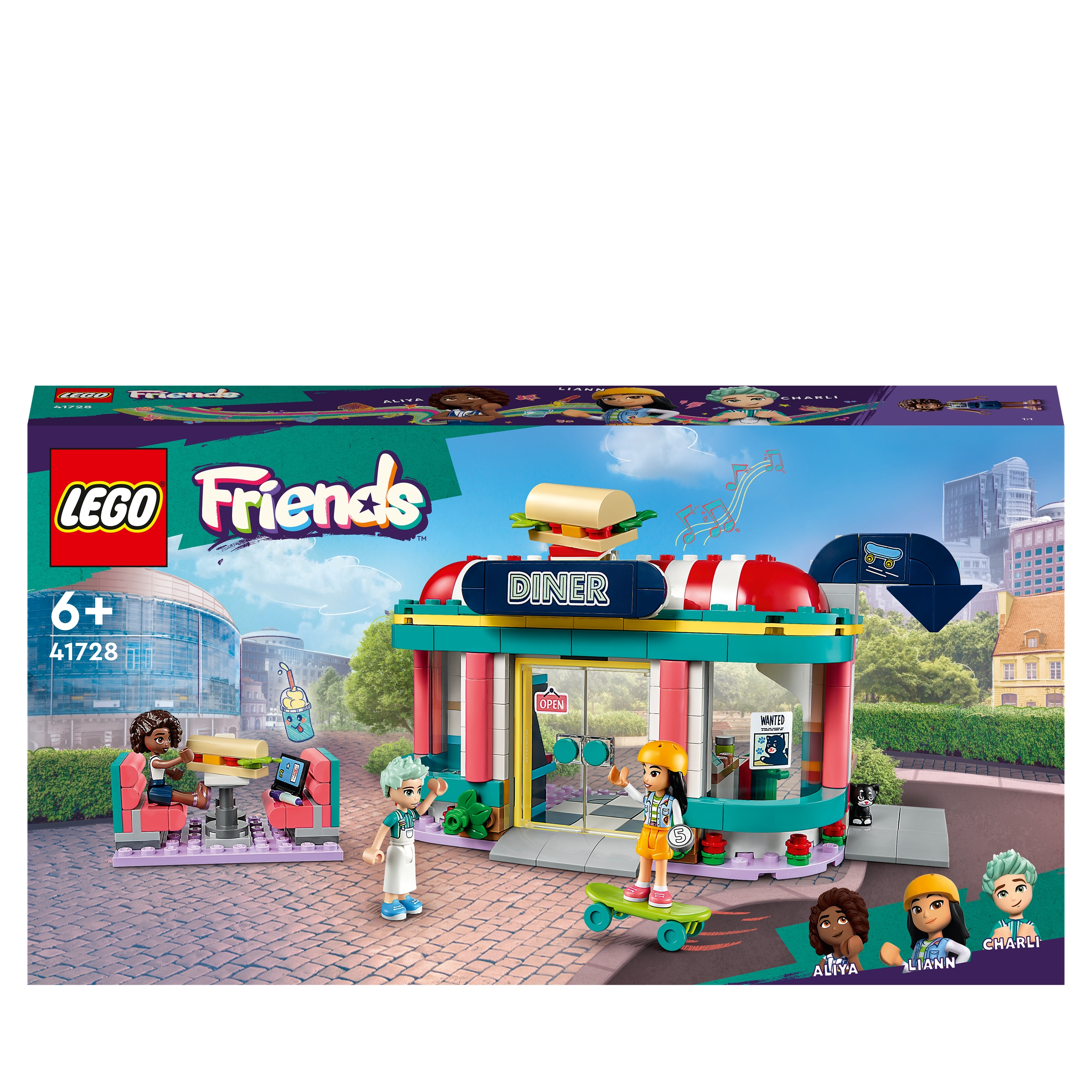 Klocki LEGO Friends bar w śródmieściu Heartlake restauracja kawiarnia