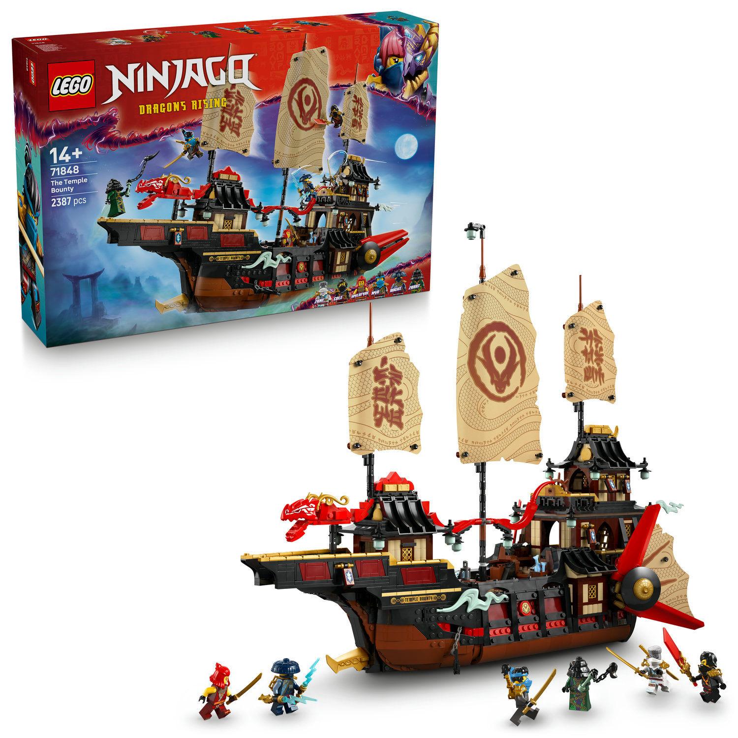 klocki LEGO NINJAGO 71848 PERŁA ŚWIĄTYNI przeznaczenia ninja go zane