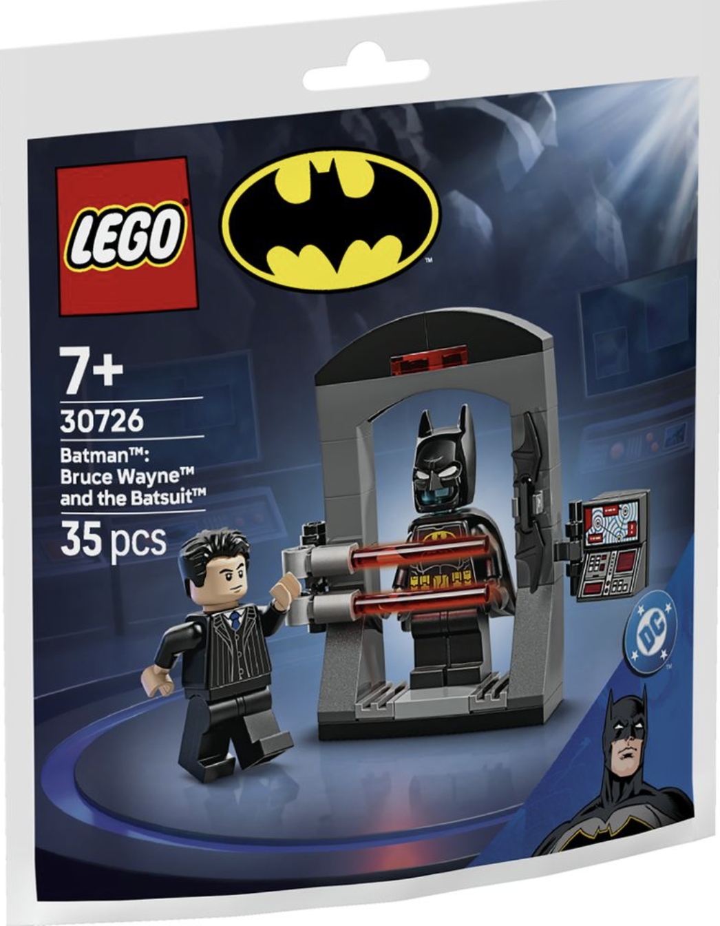 Saszetka Polybag Klocki LEGO 30726 Batman - Bruce Wayne i kostium Batmana