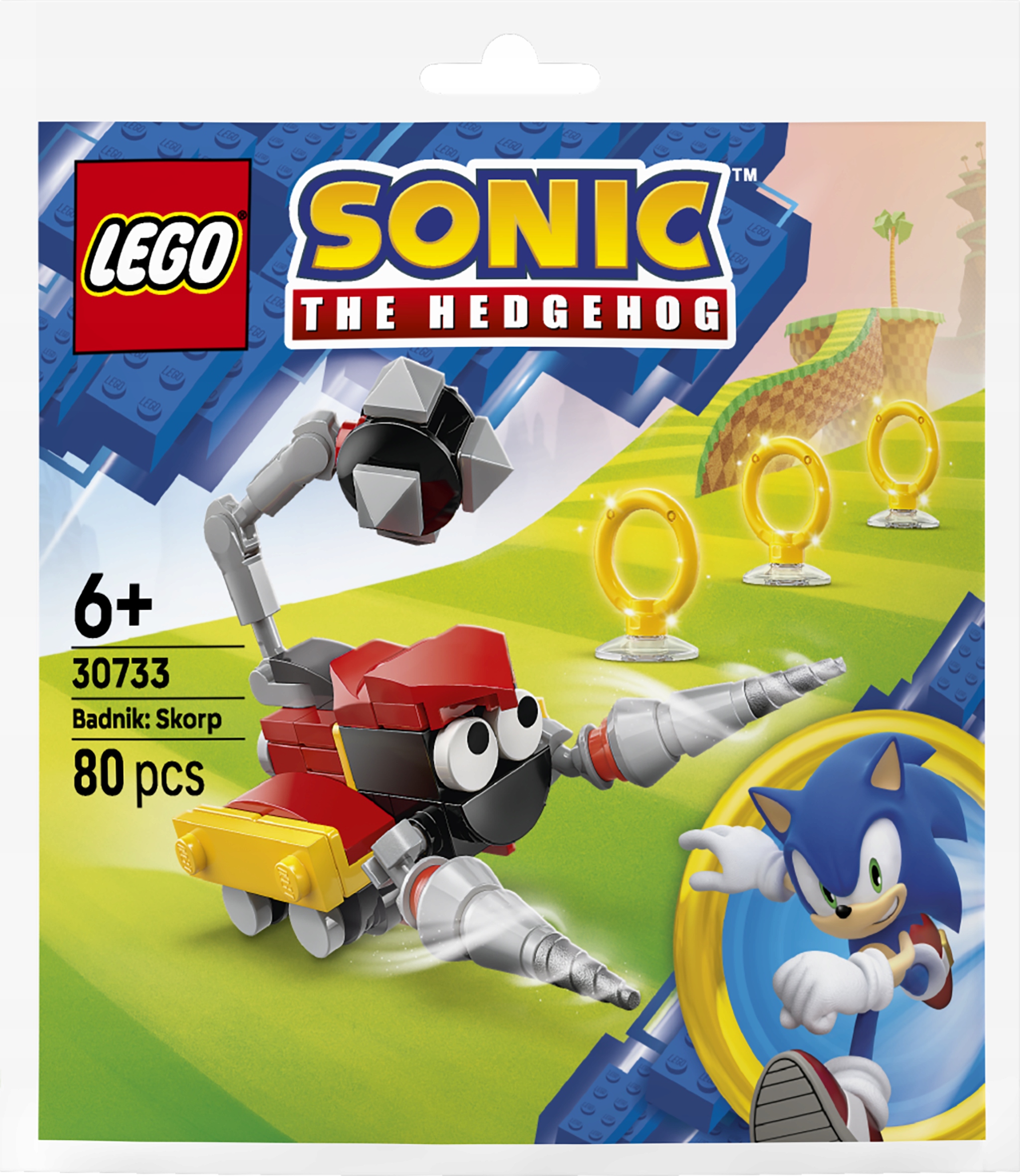 Saszetka Polybag klocki LEGO SONIC 30733 Badnik - Skorp