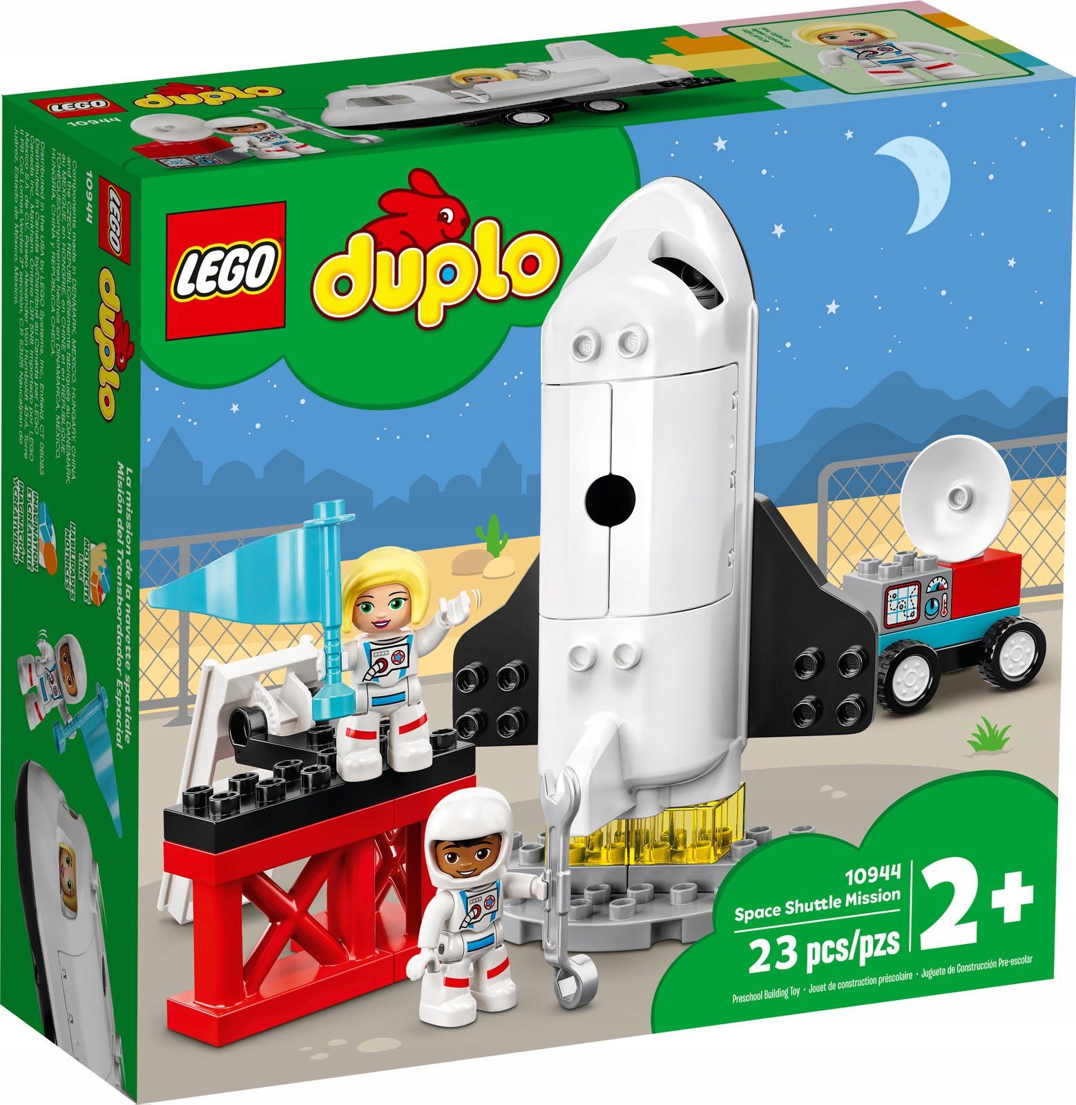 LEGO Duplo 10944 Lot promem kosmicznym kosmos rakieta