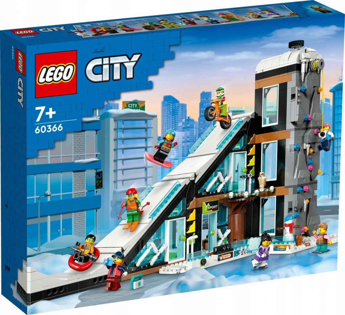 LEGO City 60366 Teren narciarski i wspinaczkowy stok kurort zima