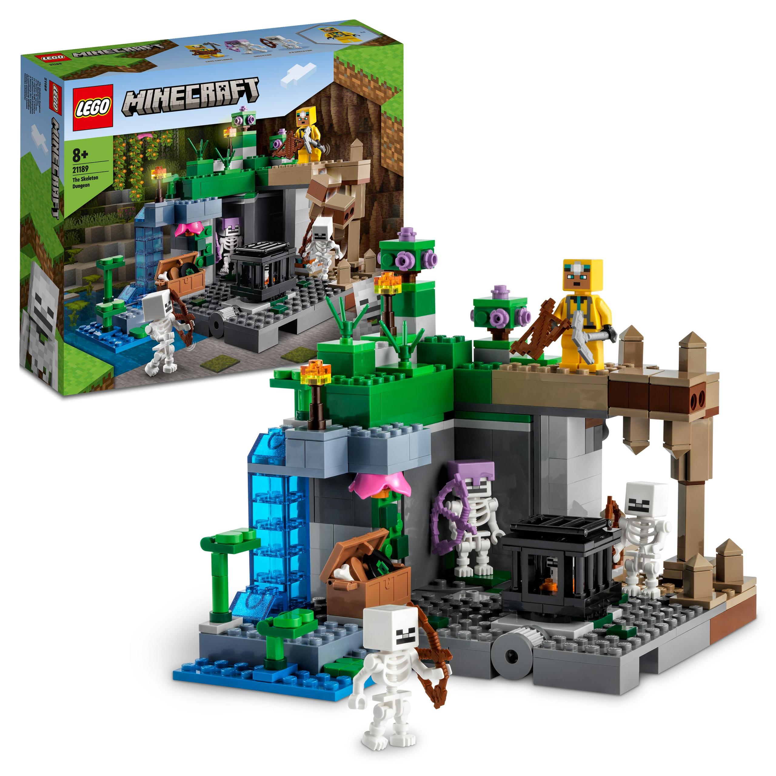 Klocki LEGO Minecraft Loch szkieletów 21189 364 elementy