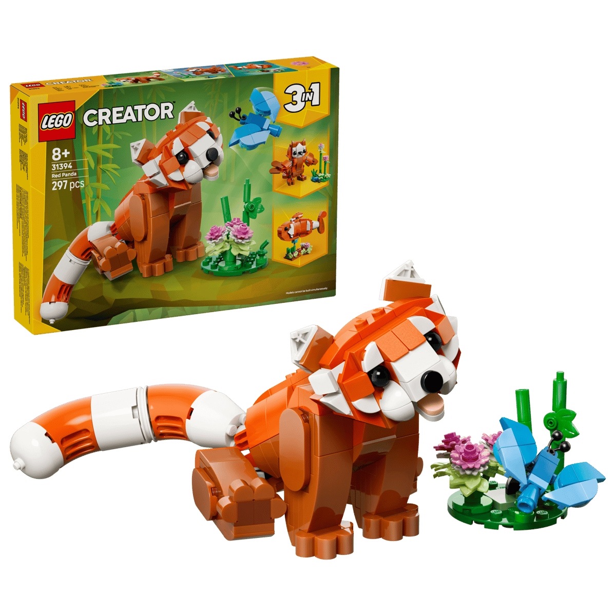 LEGO Creator 3 w 1 31394 Urocze zwierzątka Panda Ruda Sowa Ryba
