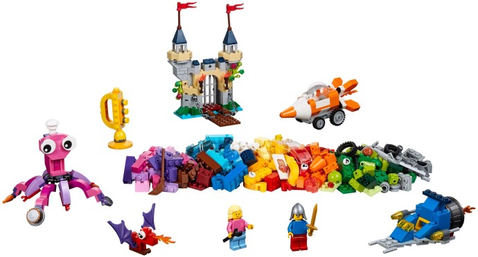 Zdjęcie galerii dla zestawu LEGO Classic 10404 Na dnie oceanu zamek rakieta spaceman rycerz smok