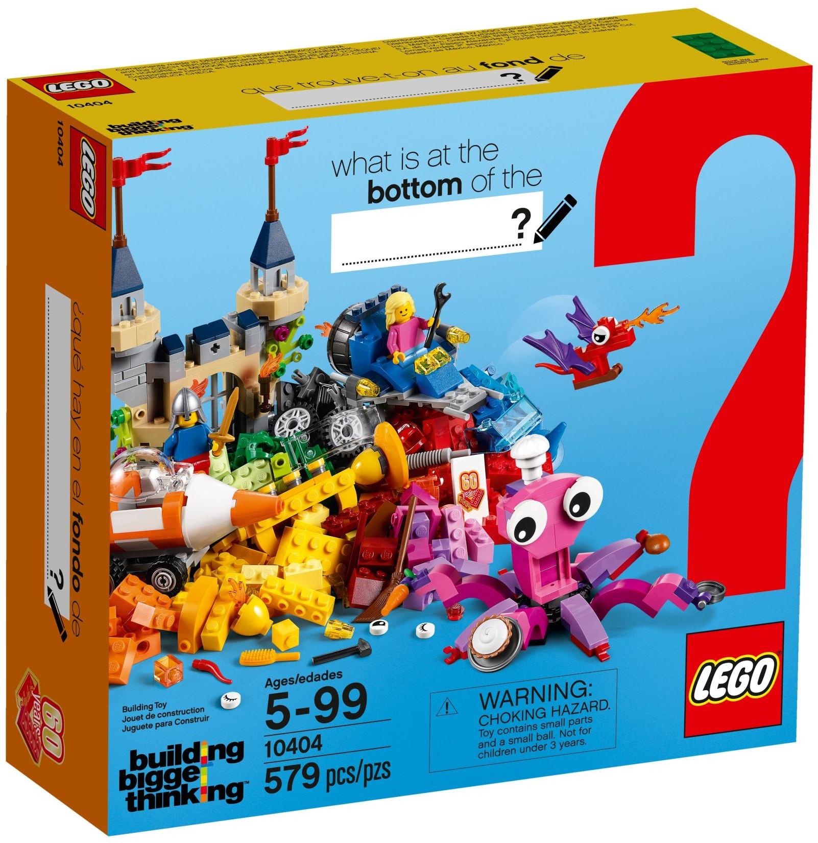 Zdjęcie galerii dla zestawu LEGO Classic 10404 Na dnie oceanu zamek rakieta spaceman rycerz smok