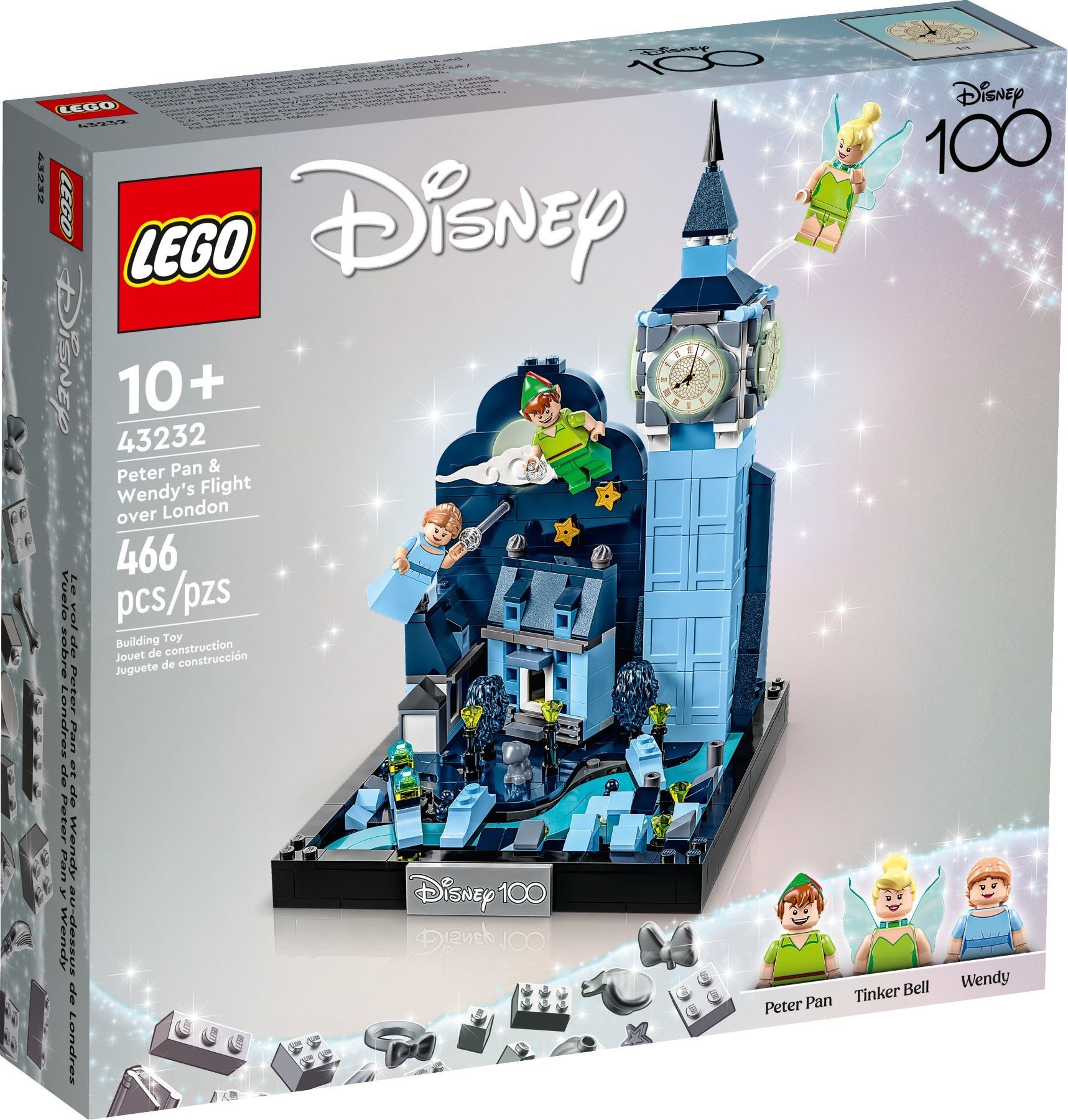 Zdjęcie galerii dla zestawu LEGO Disney 43232 diorama Lot Piotrusia Pana i Wendy nad Londynem