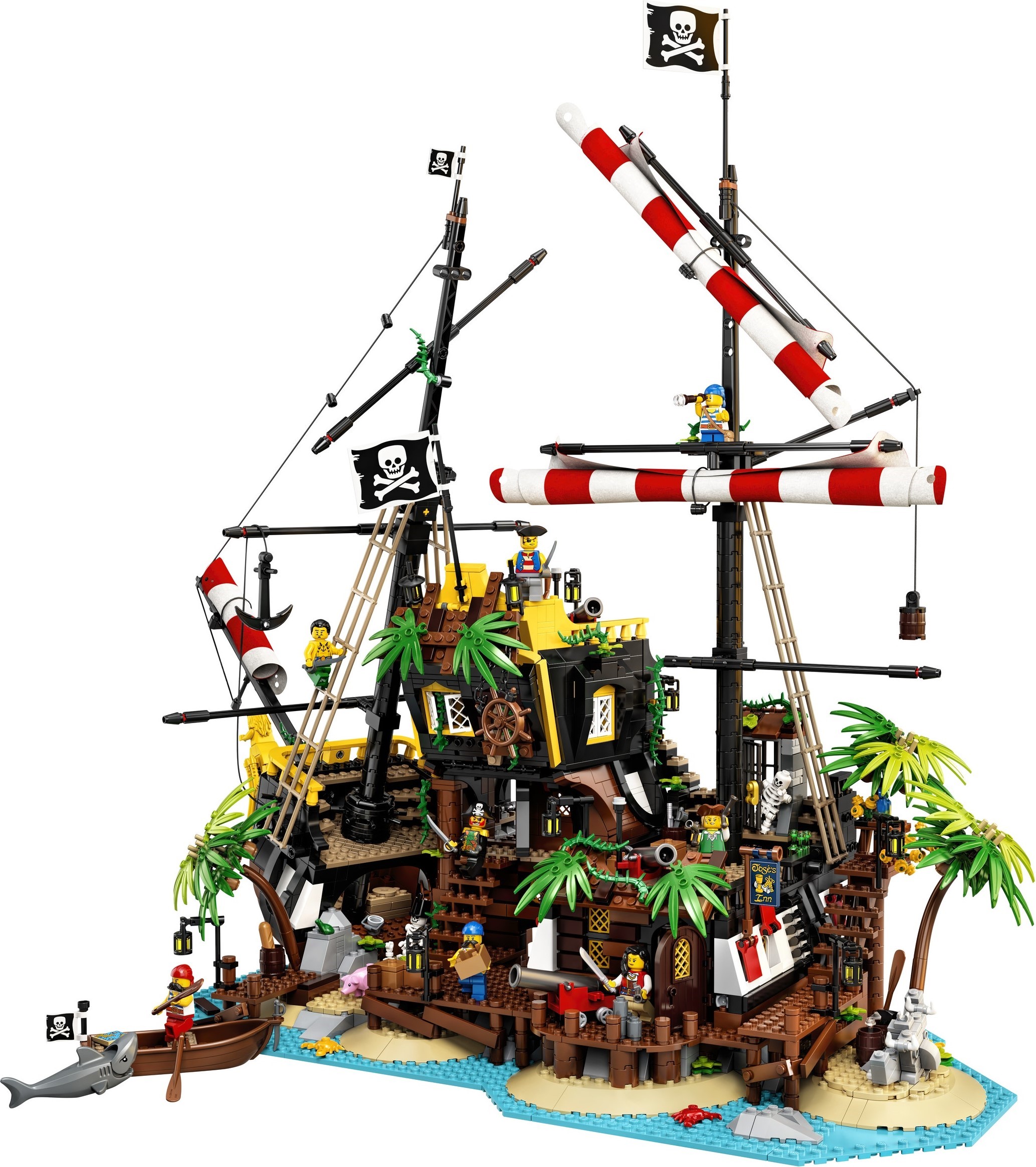 Zdjęcie galerii dla zestawu LEGO Ideas 21322 LEGO Ideas Piraci z Zatoki Barakud 21322 Statek Piracki