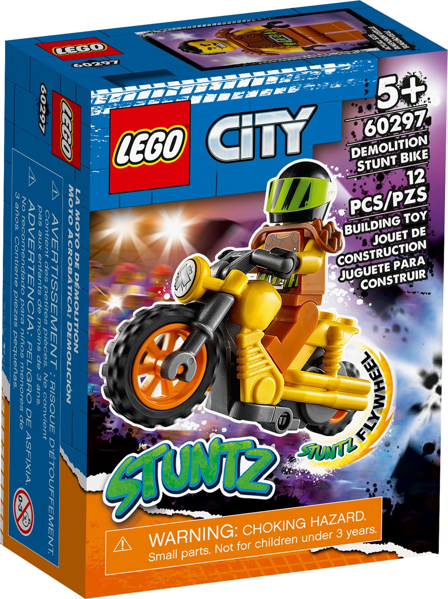 Zdjęcie galerii dla zestawu klocki LEGO City 60297 Demolka na motocyklu kaskaderskim