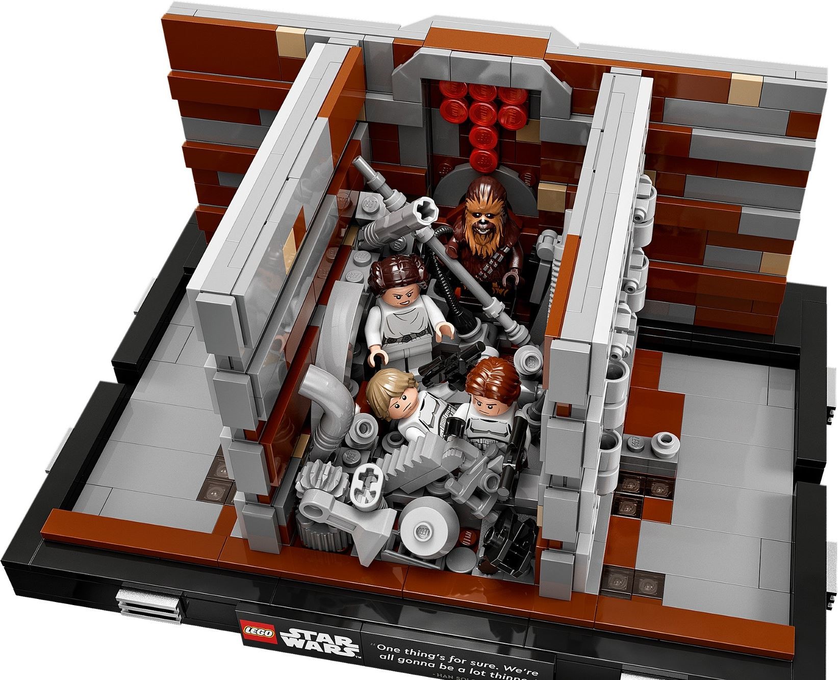 Zdjęcie galerii dla zestawu LEGO Star Wars 75339 Diorama: Zgniatarka odpadów na Gwieździe Śmierci