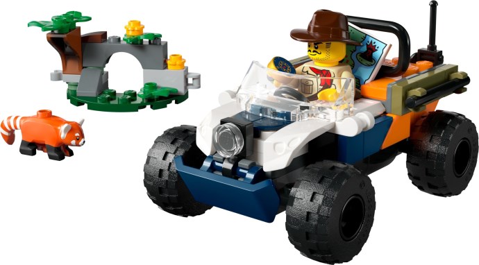 Zdjęcie galerii dla zestawu LEGO CITY 60424 QUAD BADACZA DŻUNGLI Z PANDĄ CZERWONĄ Thunder