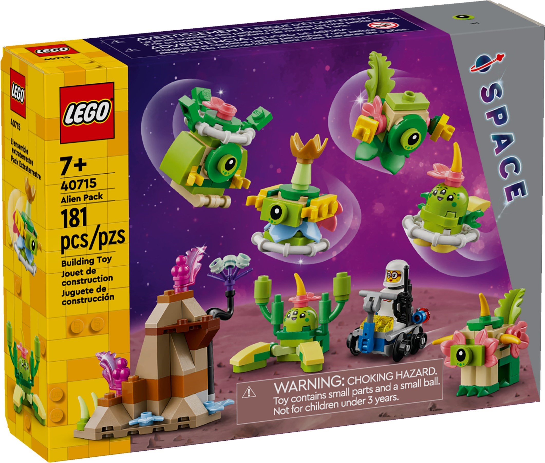 Zdjęcie galerii dla zestawu LEGO 40715 - Stadko kosmitów Space Classic Spaceman Kosmos