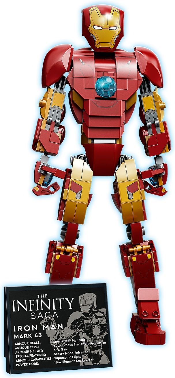 Zdjęcie galerii dla zestawu LEGO SUPER HEROES 76206 Figurka Iron Man Zestaw Marvel Avengers Robot Mech