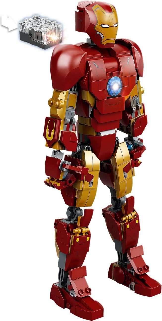 Zdjęcie galerii dla zestawu LEGO SUPER HEROES 76206 Figurka Iron Man Zestaw Marvel Avengers Robot Mech