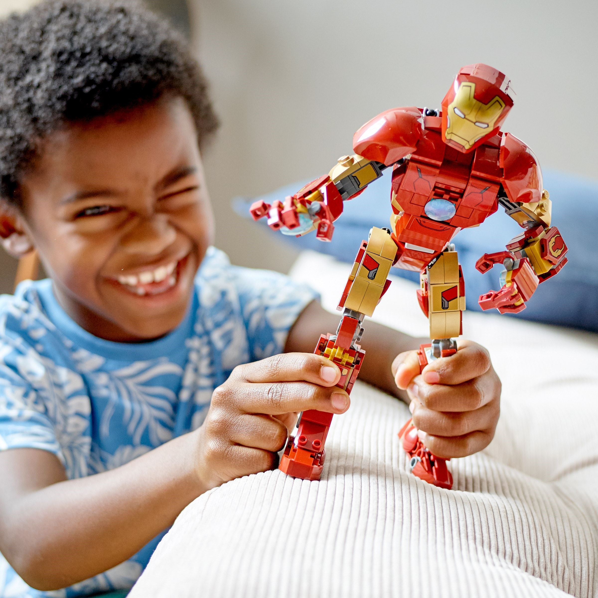 Zdjęcie galerii dla zestawu LEGO SUPER HEROES 76206 Figurka Iron Man Zestaw Marvel Avengers Robot Mech