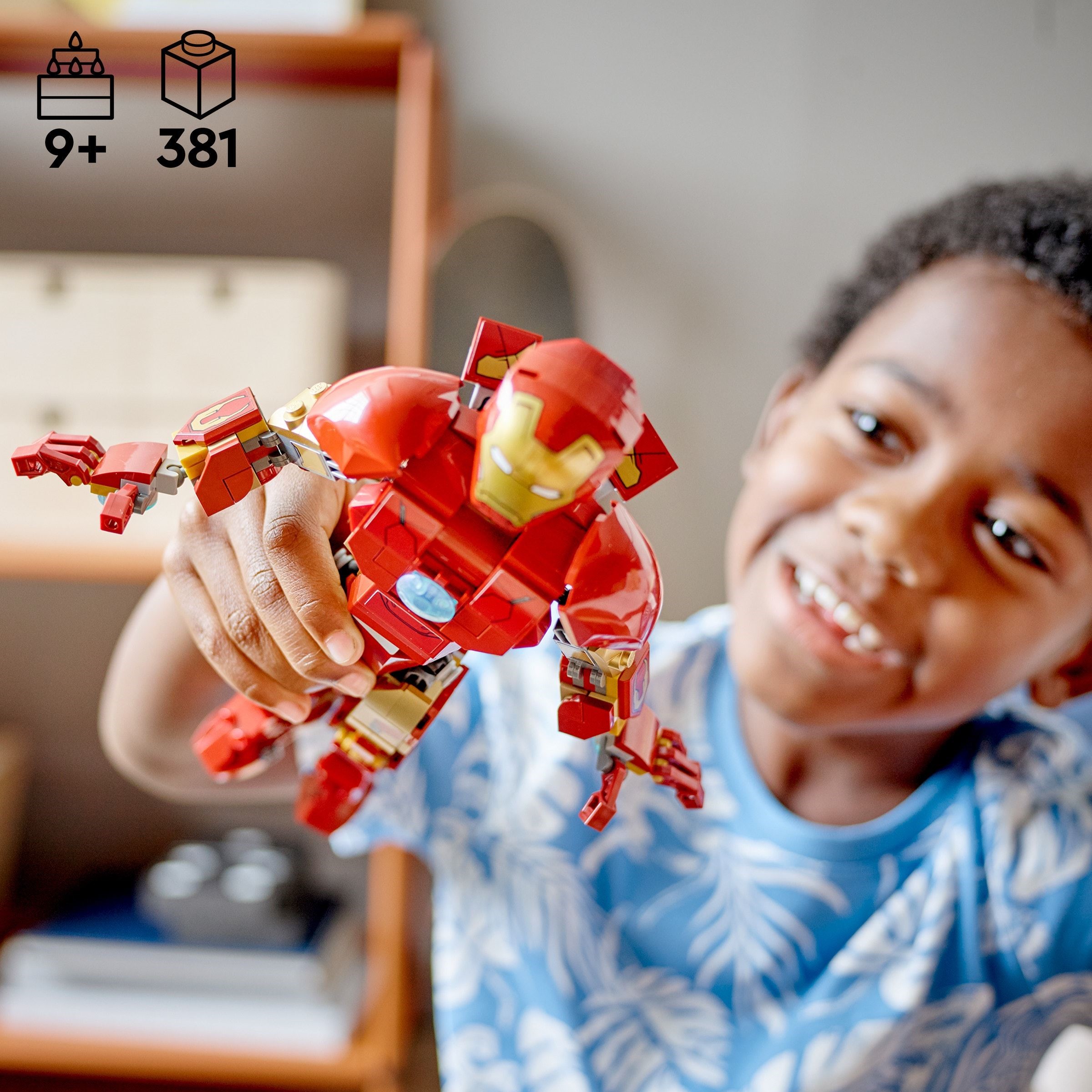 Zdjęcie galerii dla zestawu LEGO SUPER HEROES 76206 Figurka Iron Man Zestaw Marvel Avengers Robot Mech