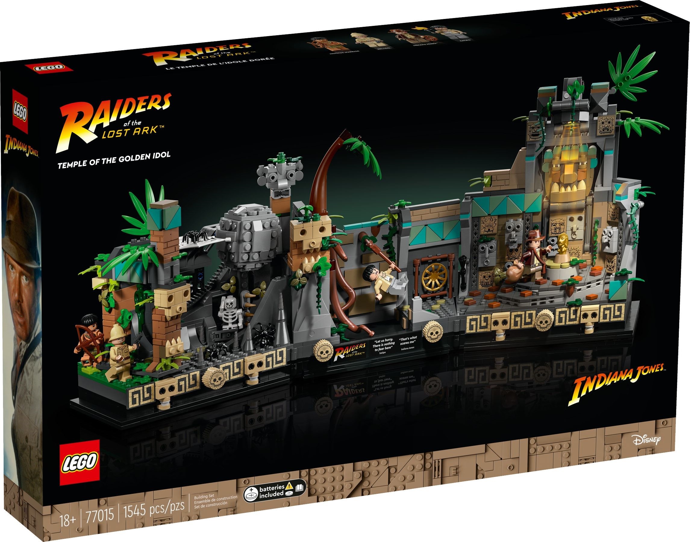 Zdjęcie galerii dla zestawu klocki LEGO Indiana Jones 77015 Świątynia złotego posążka Poszukiwacze
