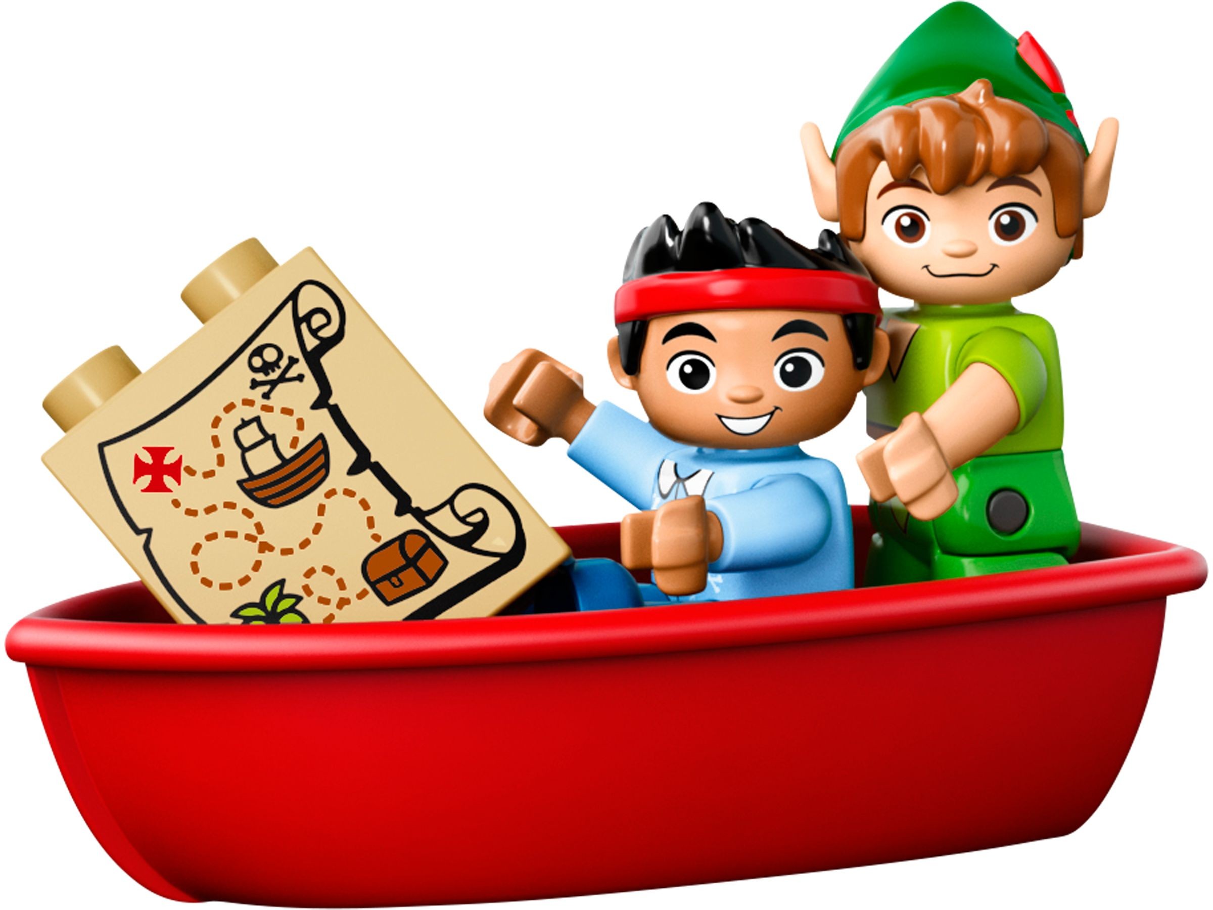 Zdjęcie galerii dla zestawu klocki LEGO 10526 Duplo - Jake i Piraci, Wizyta Piotrusia krokodyl wyspa