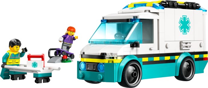 Zdjęcie galerii dla zestawu LEGO CITY 60451 KARETKA POGOTOWIA Szpital Lekarz ambulans doktor