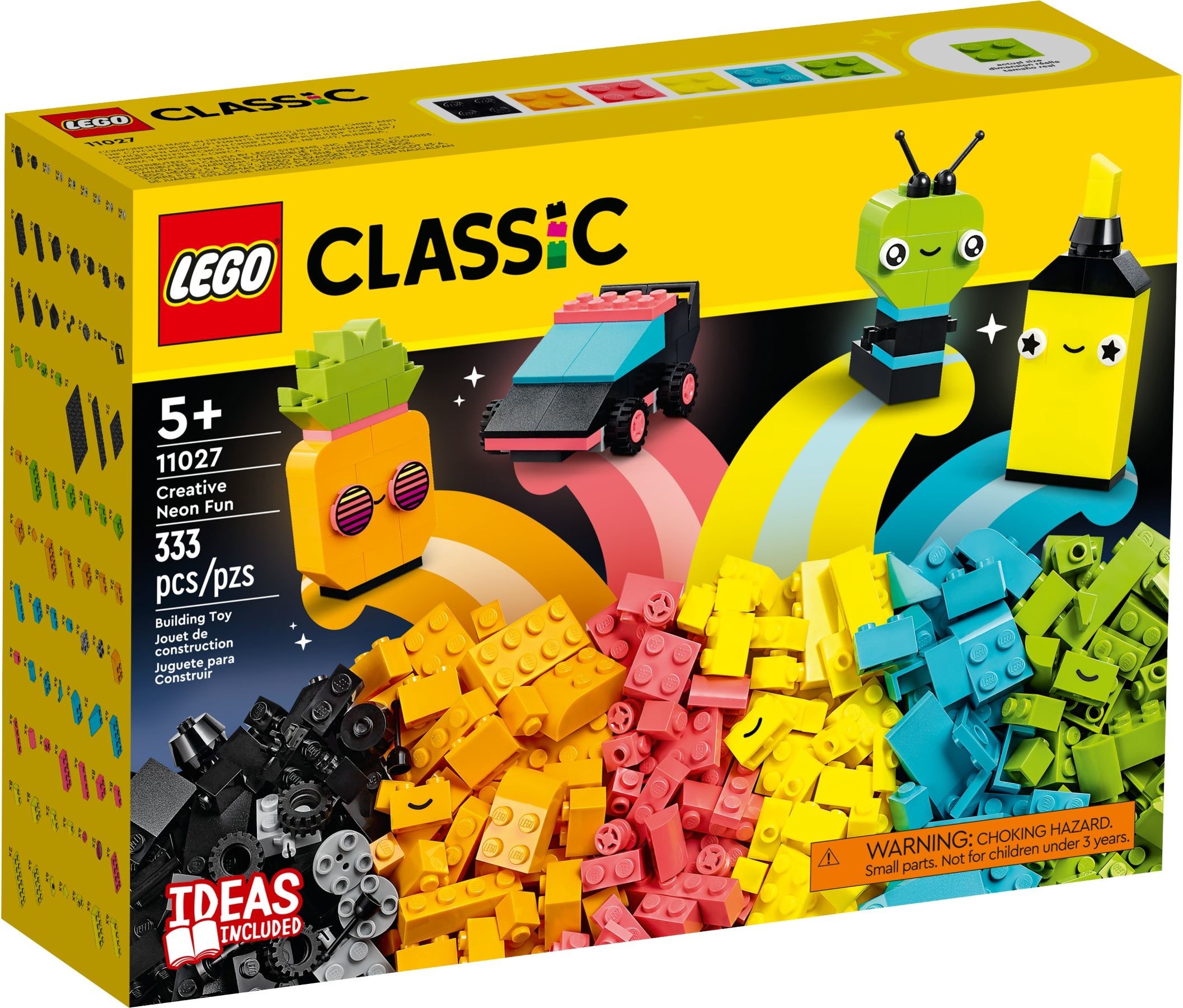 Zdjęcie galerii dla zestawu LEGO Classic 11027 Kreatywna zabawa neonowymi kolorami