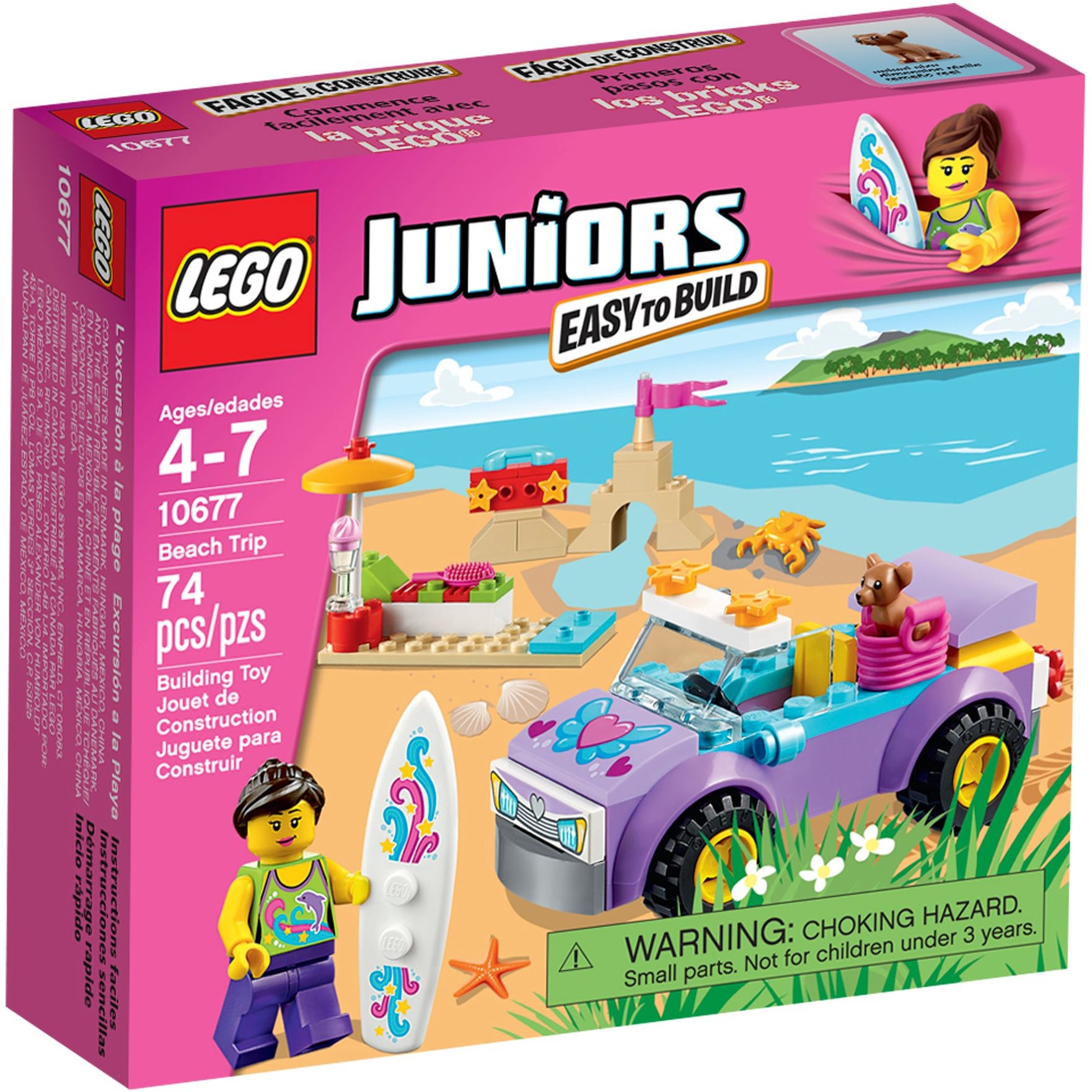 Zdjęcie galerii dla zestawu LEGO Juniors Friends Wycieczka na plażę 10677 prezent dla dziewczynki