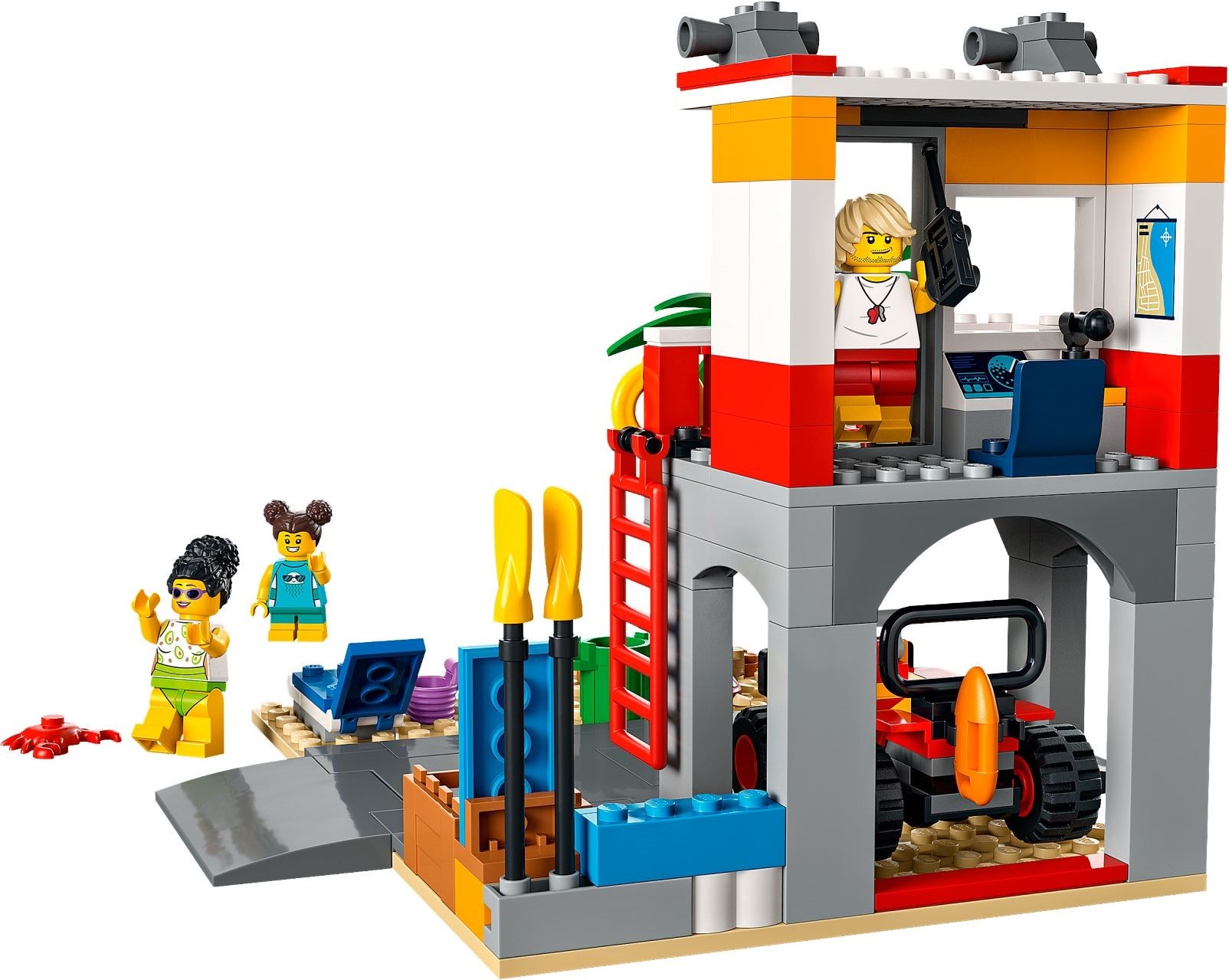 Zdjęcie galerii dla zestawu LEGO City 60328 Stanowisko ratownicze na plaży wakacje plaża morze ratownik