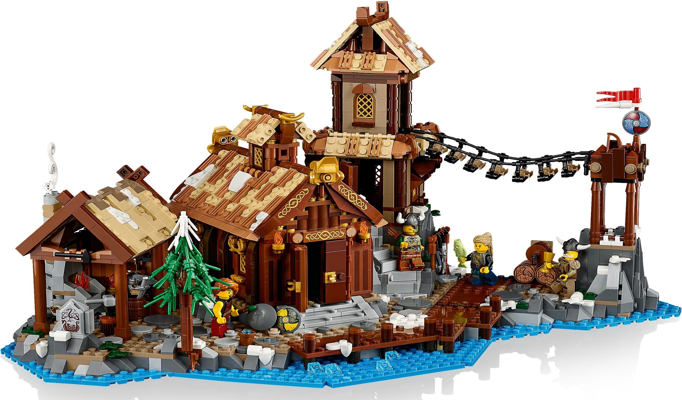 Zdjęcie galerii dla zestawu klocki LEGO Ideas 21343 Wioska Wikingów wikingowie viking