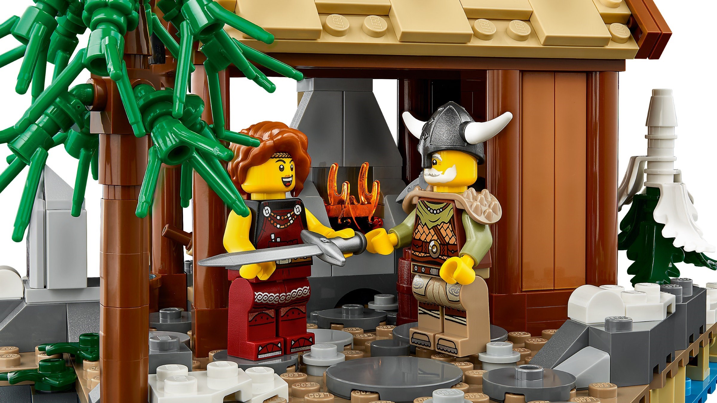 Zdjęcie galerii dla zestawu klocki LEGO Ideas 21343 Wioska Wikingów wikingowie viking