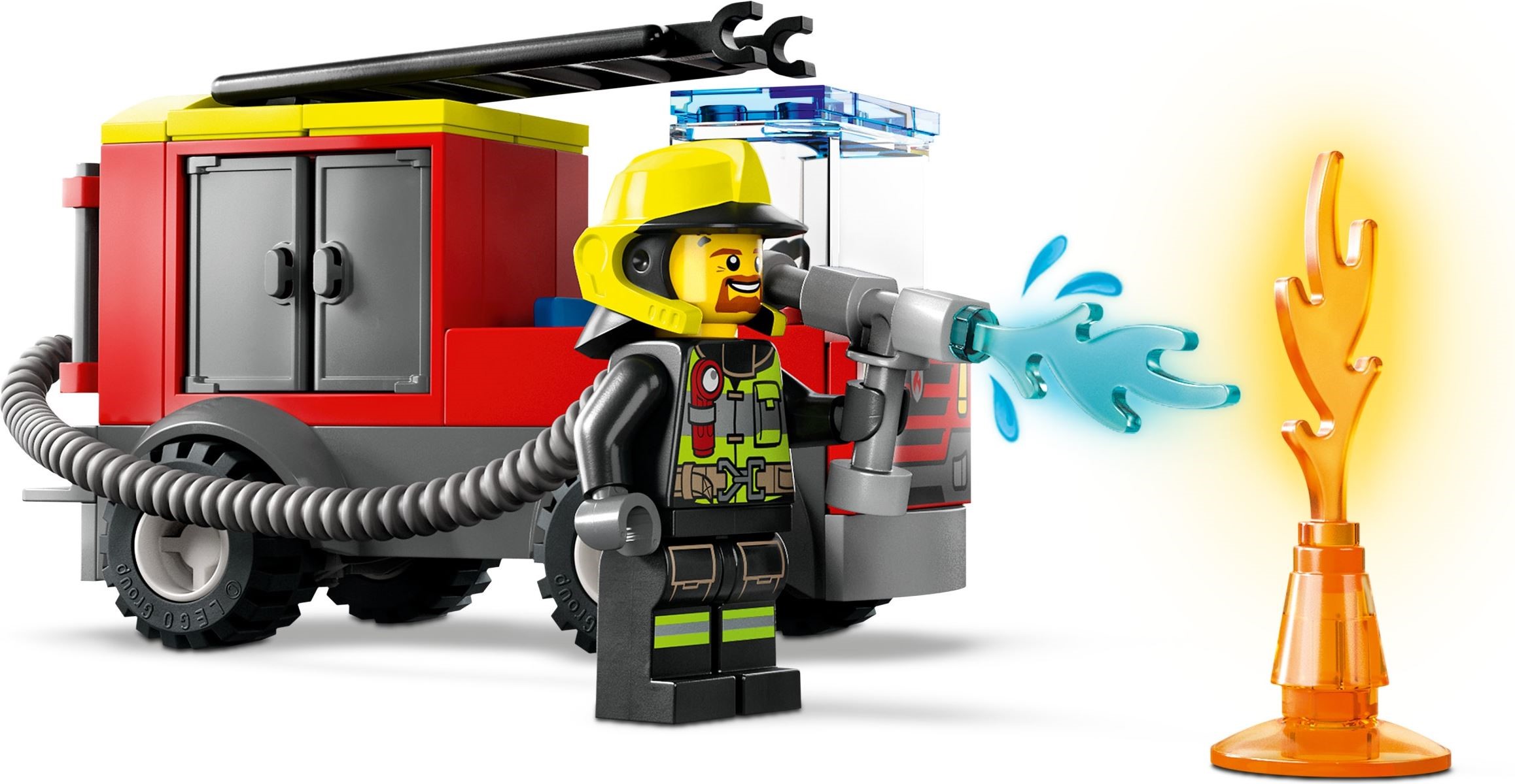 Zdjęcie galerii dla zestawu LEGO City 60375 Remiza strażacka i wóz strażacki straż strażak
