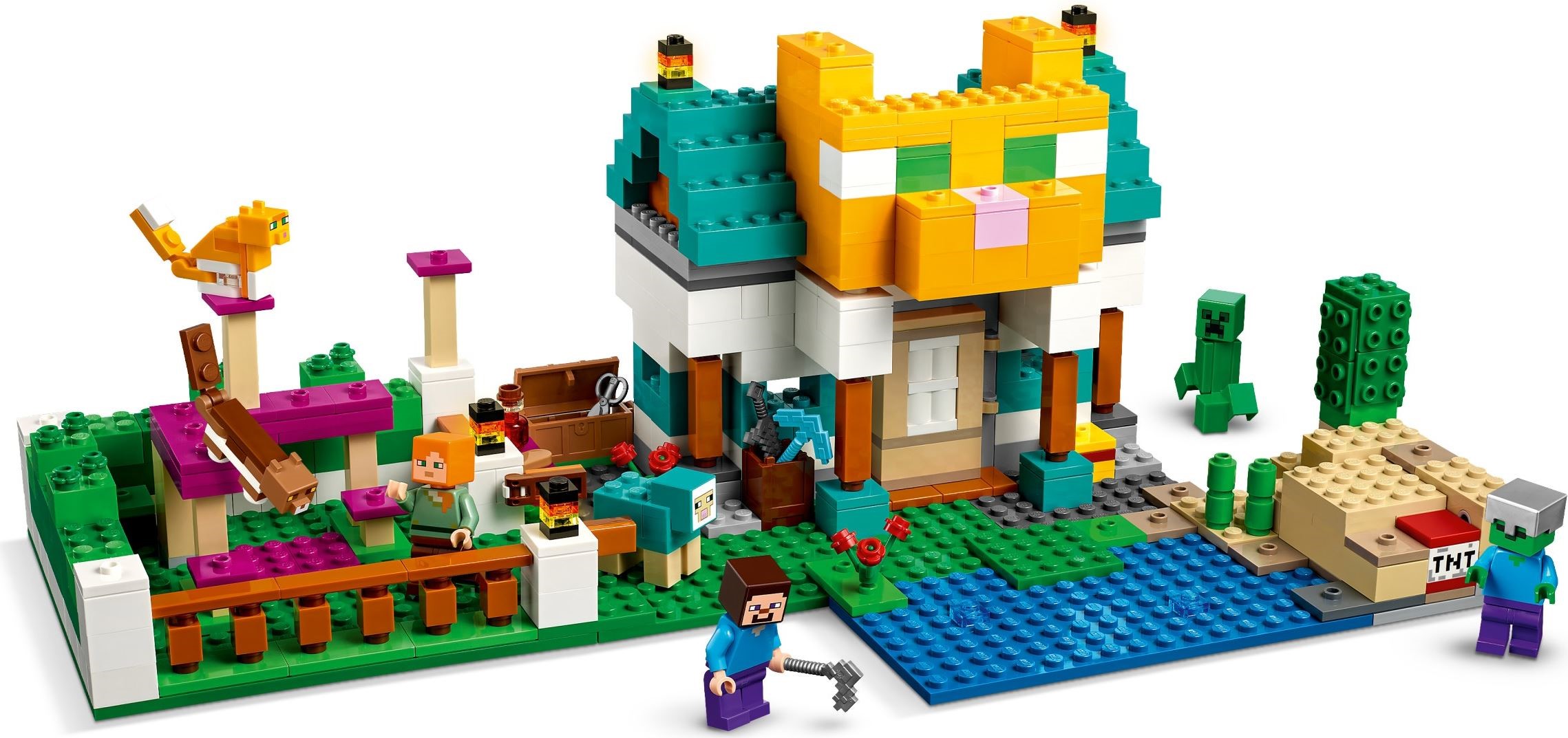 Zdjęcie galerii dla zestawu Klocki LEGO Minecraft Kreatywny warsztat 4.0 605 elementów 8 lat + Majkraft