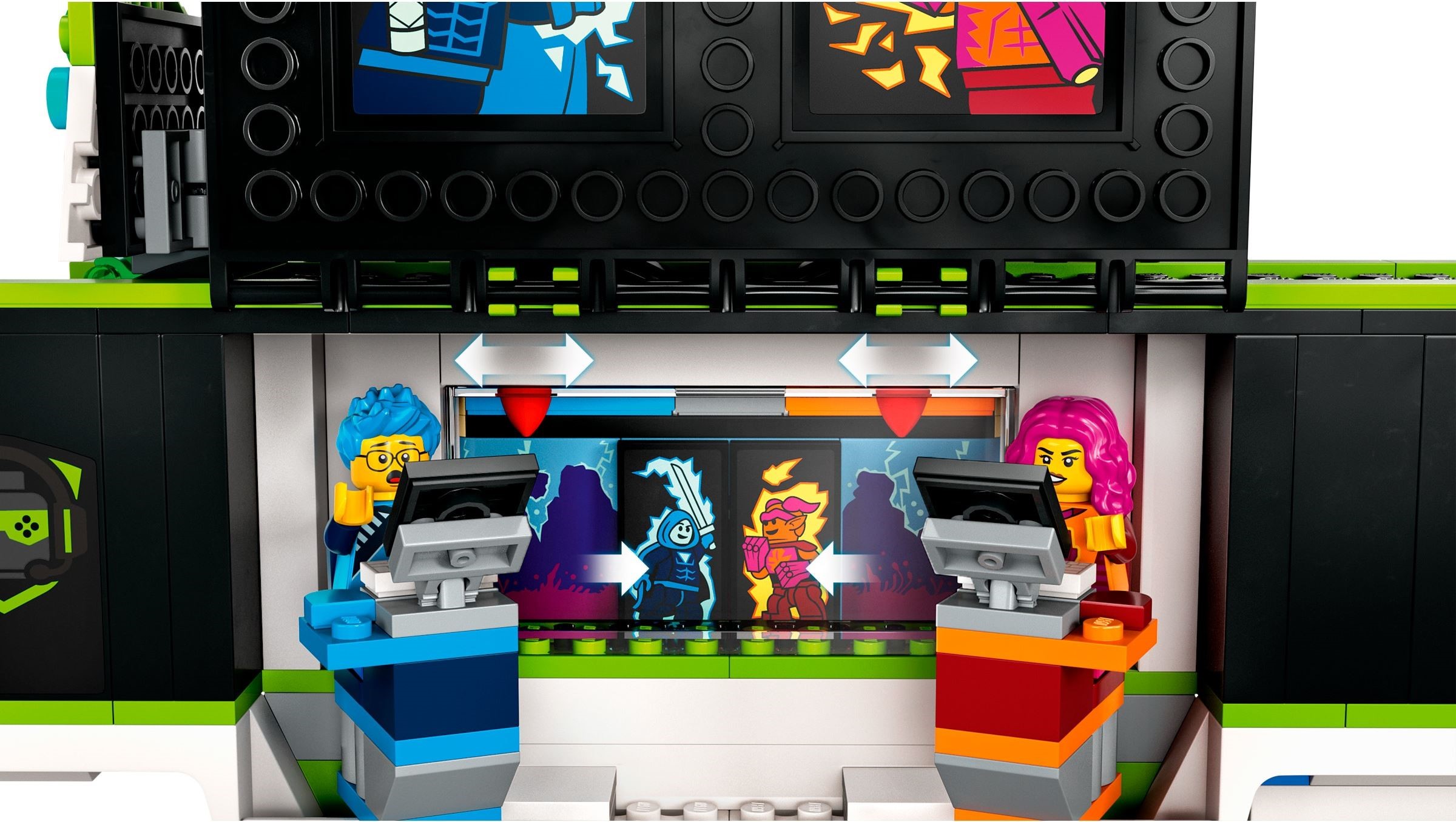 Zdjęcie galerii dla zestawu klocki LEGO City 60388 Ciężarówka na turniej gier gamer