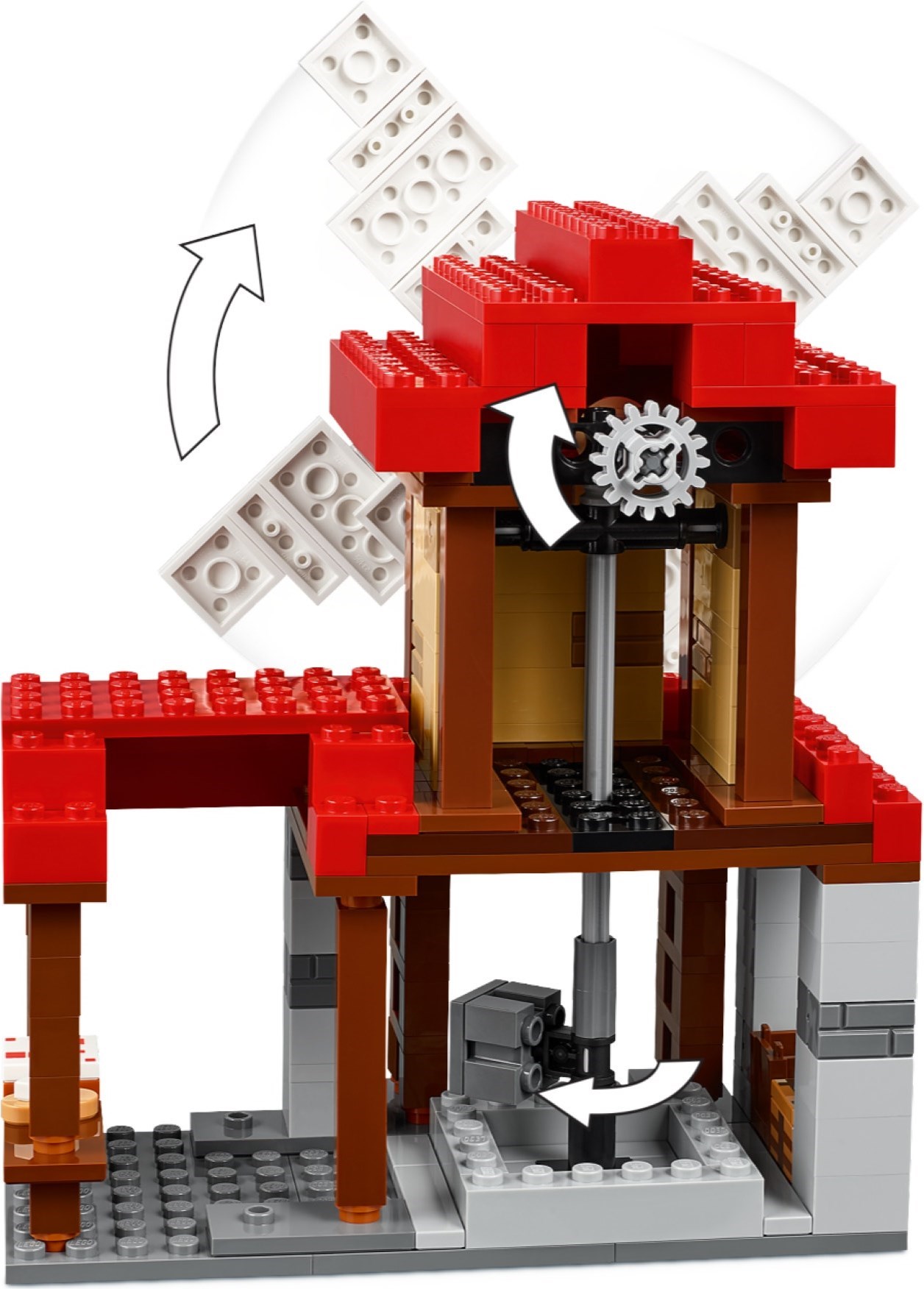 Zdjęcie galerii dla zestawu LEGO Minecraft 21262 KLOCKI Farma z wiatrakiem PREZENT NA SWIETA MAJKRAFT