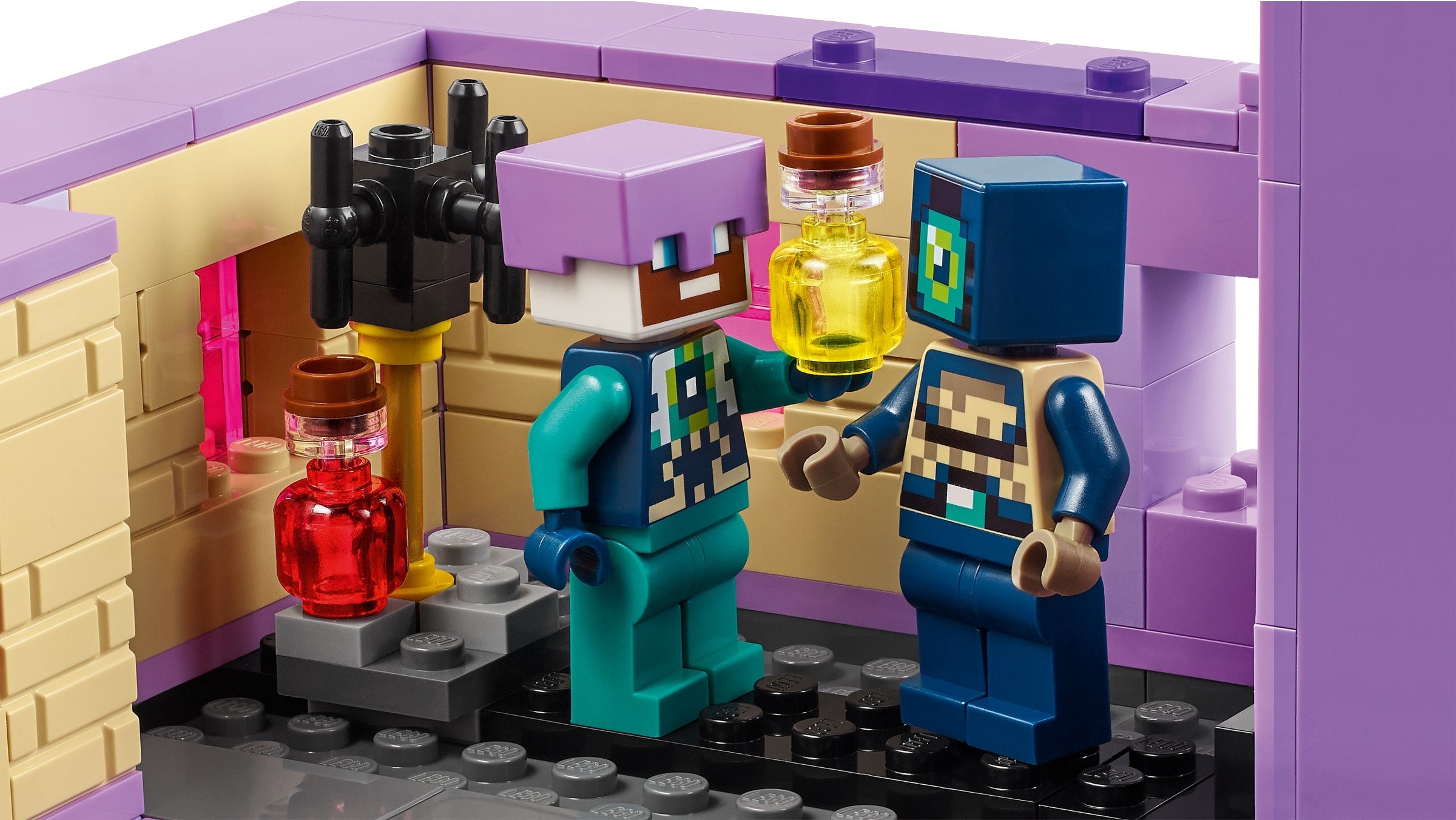 Zdjęcie galerii dla zestawu LEGO MINECRAFT 21264 Smok Kresu i Statek Kresu MAJKRAFT