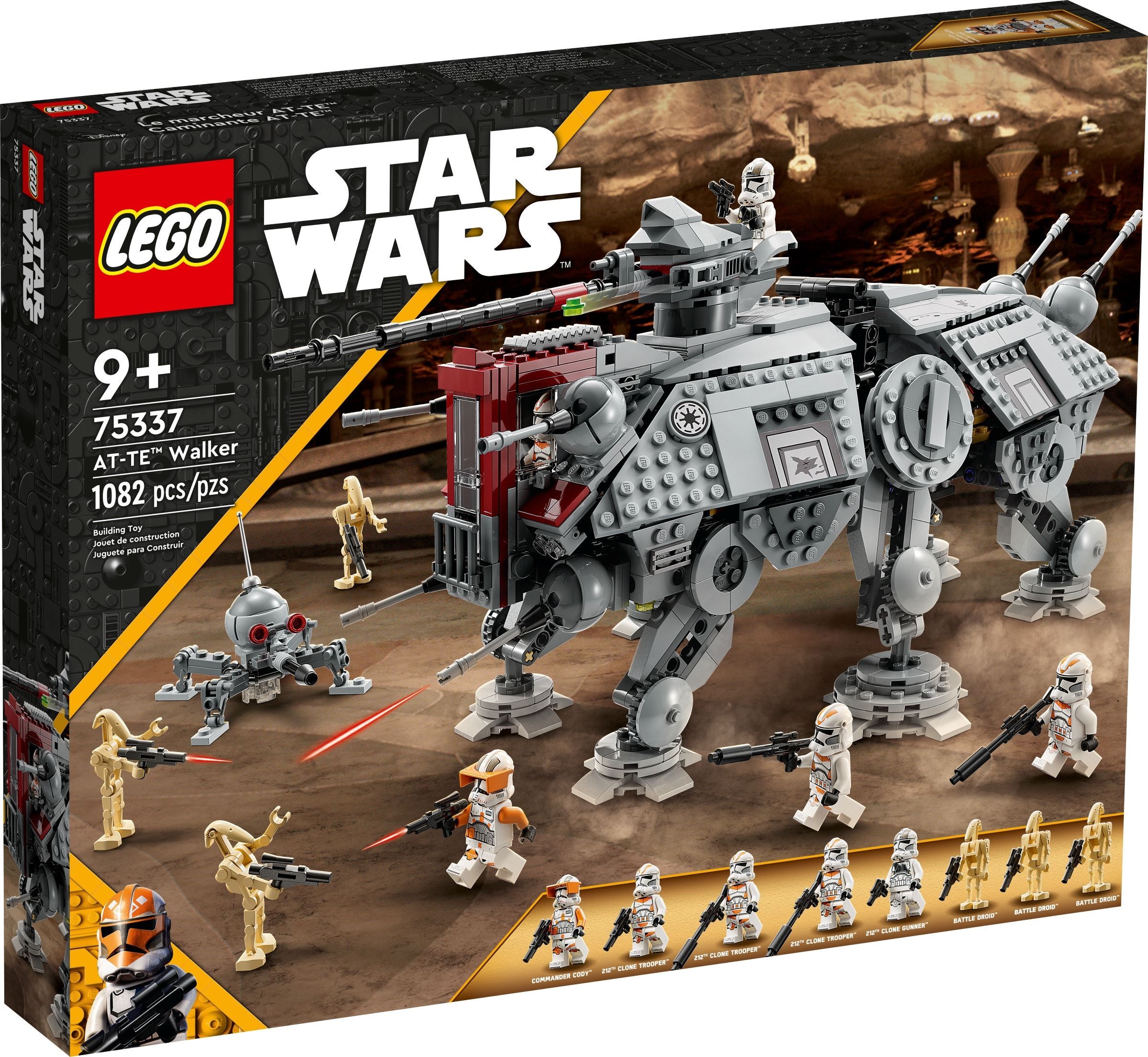 Zdjęcie galerii dla zestawu LEGO Star Wars 75337 Maszyna krocząca AT-TE Cody Gwiezdne Wojny klonów