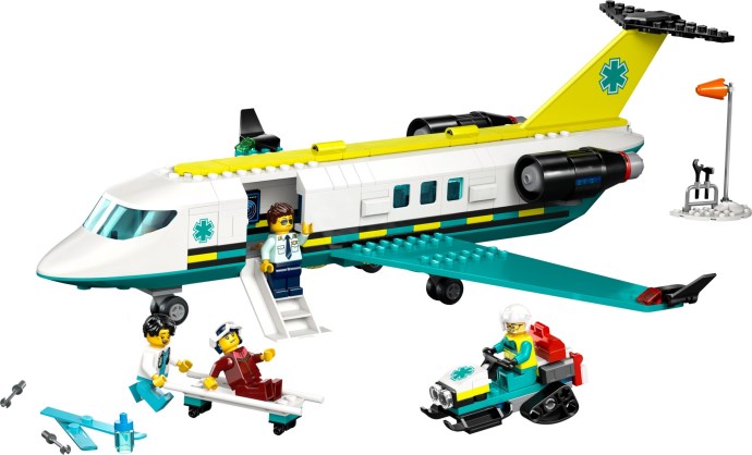 Zdjęcie galerii dla zestawu LEGO CITY 60465 SAMOLOT RATUNKOWY PREZENT DLA DZIECKA KLOCKI ZESTAW SZPITAL
