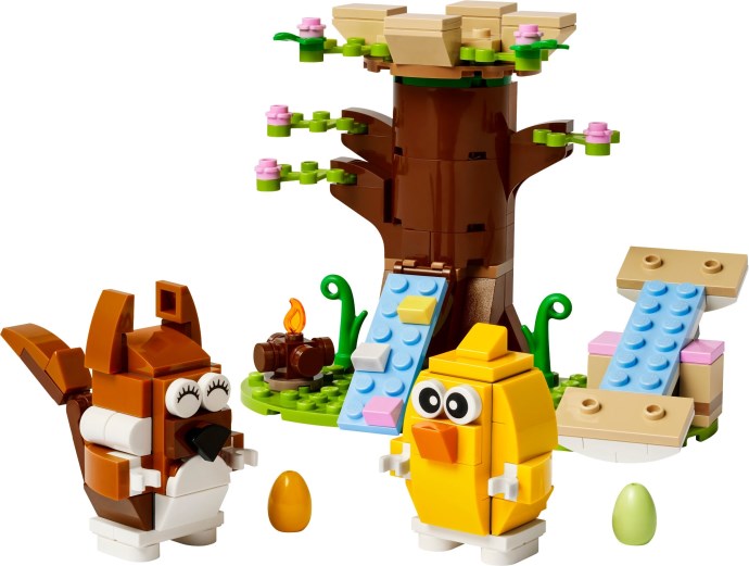 Zdjęcie galerii dla zestawu klocki LEGO Icons 40709 Wiosenny plac zabaw dla zwierzątek