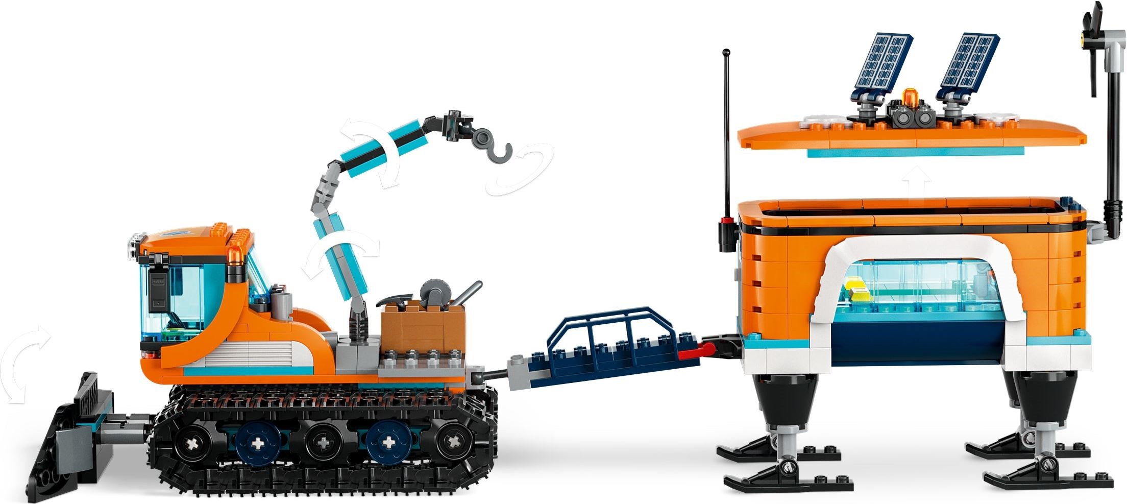 Zdjęcie galerii dla zestawu LEGO City Zestaw Ciężarówka i laboratorium badawcze 60378 miś polarny