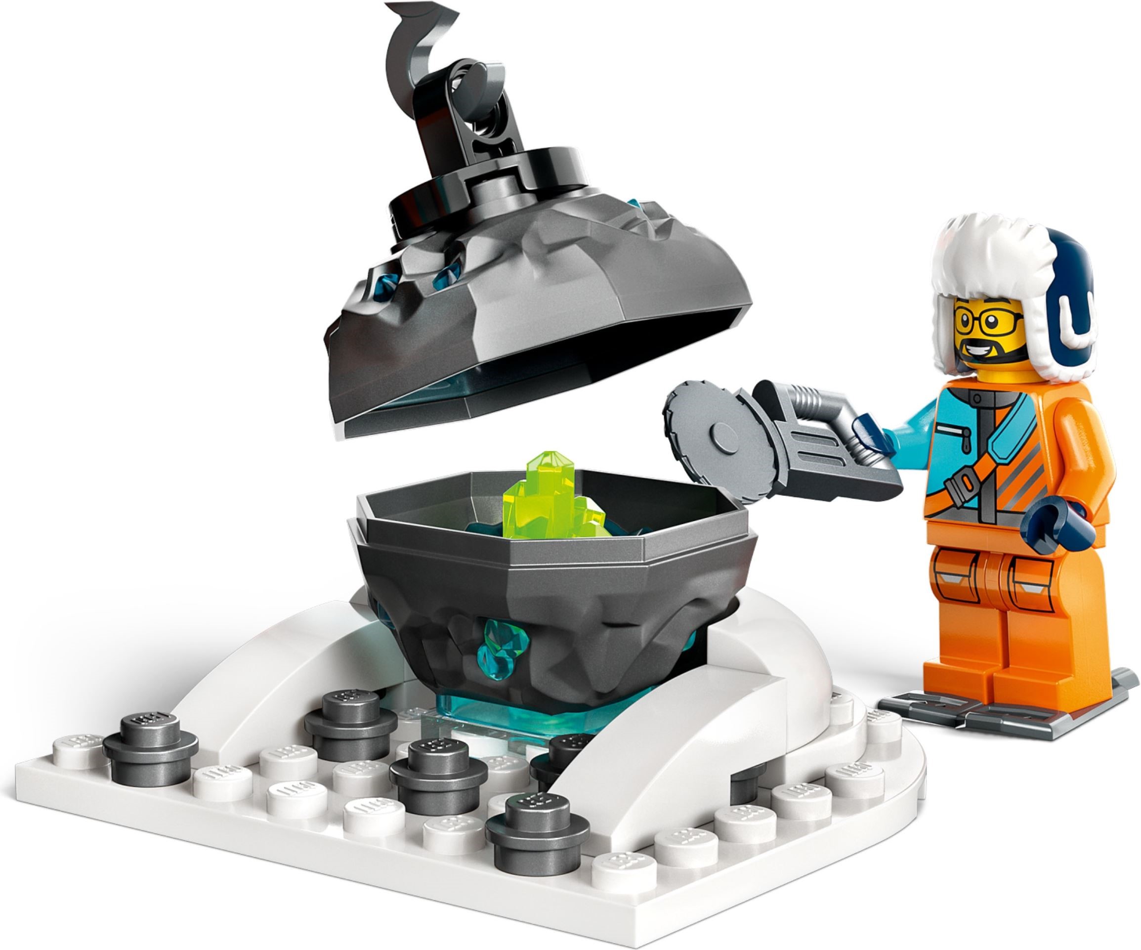 Zdjęcie galerii dla zestawu LEGO City Zestaw Ciężarówka i laboratorium badawcze 60378 miś polarny