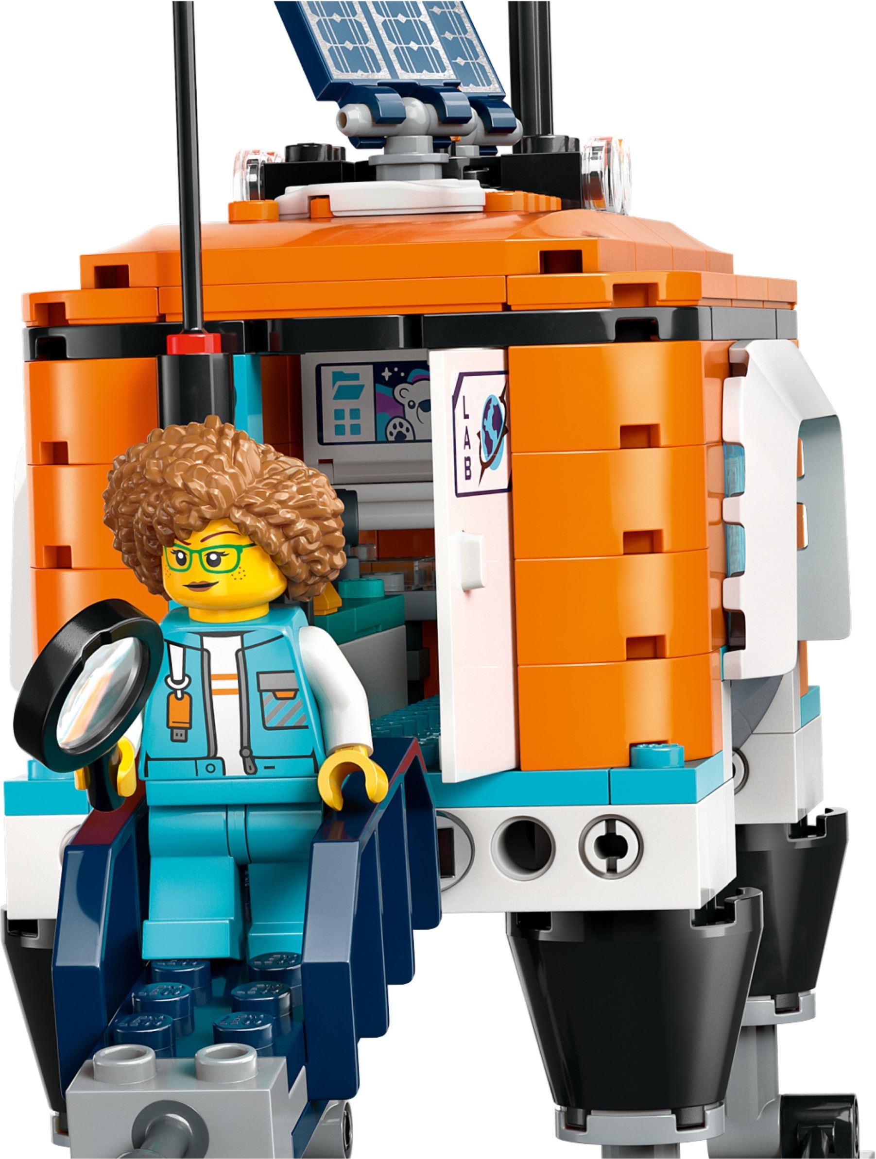 Zdjęcie galerii dla zestawu LEGO City Zestaw Ciężarówka i laboratorium badawcze 60378 miś polarny