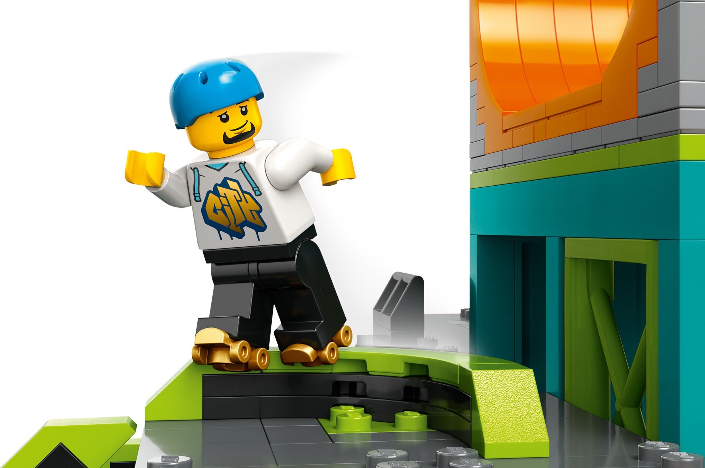 Zdjęcie galerii dla zestawu klocki LEGO City 60364 Skatepark uliczny Rampa Deskorolka Skate Miasto opis